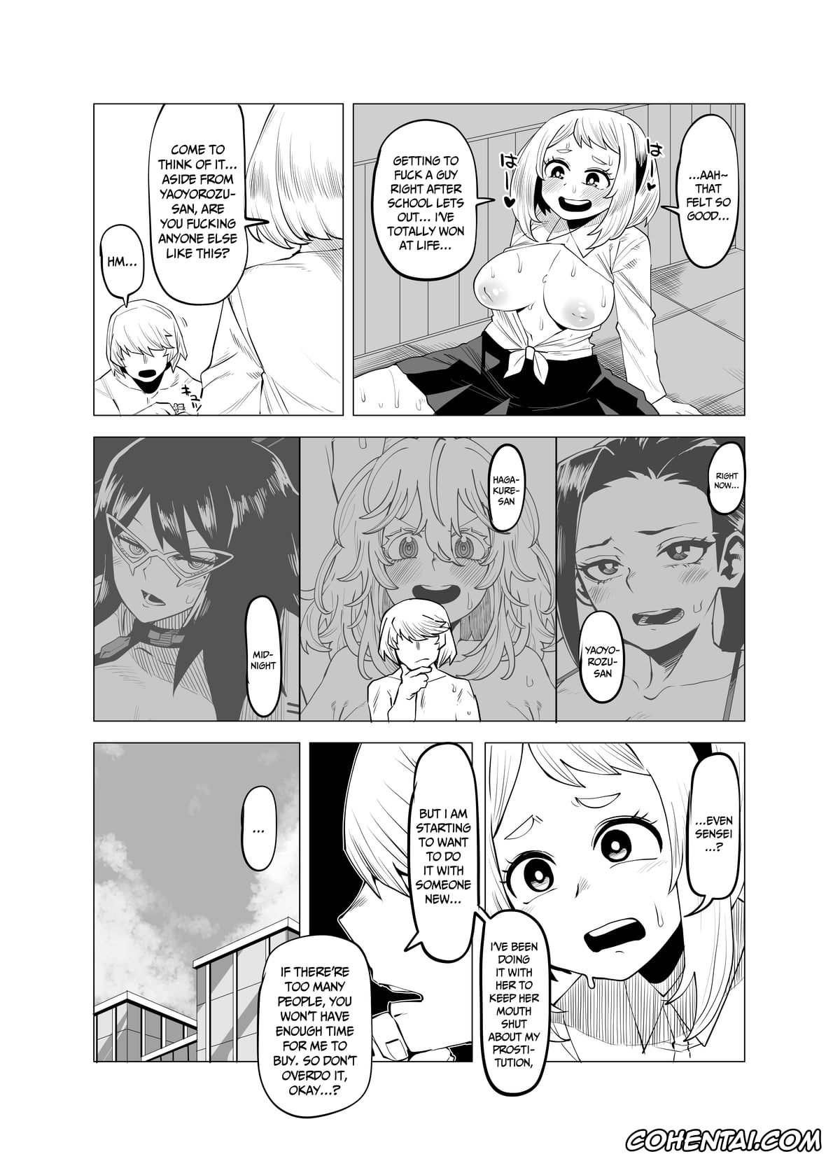 My Hero Academia | Boku No Hero Academia hentai, Kyoka Jiro hentai, Mina Ashido hentai, Momo Yaoyorozu hentai, Ochako Uraraka hentai, Tooru Hagakure hentai, Tsuyu Asui hentai, Teisou Gyakuten no Hero Academia (Boku no Hero Academia), pagina 42