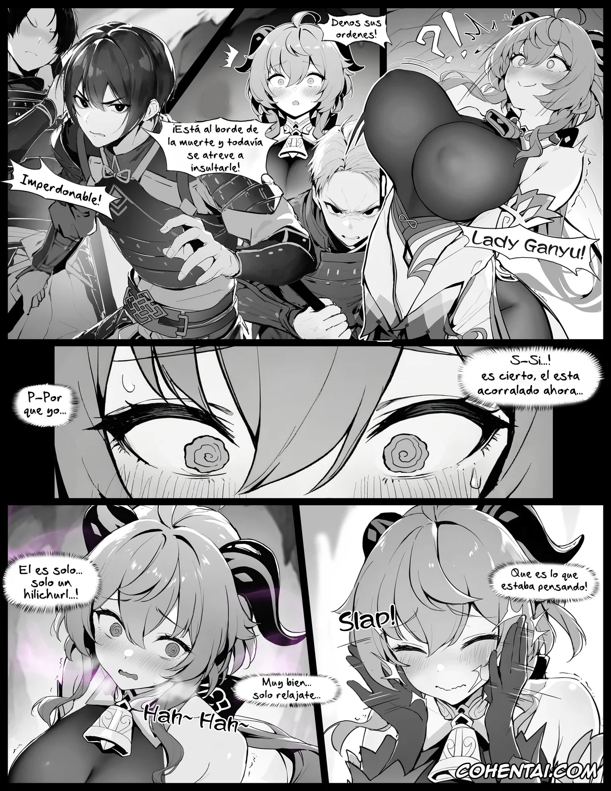 Genshin Impact hentai, Ganyu hentai, Ganyu no Honshou (Genshin Impact), pagina 6