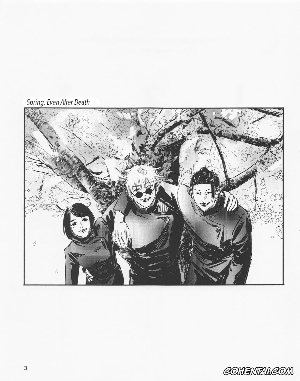 Jujutsu Kaisen porno, Satoru Gojo porno, Suguru Geto porno, Spring, Even After Death (Jujutsu Kaisen), pagina 2