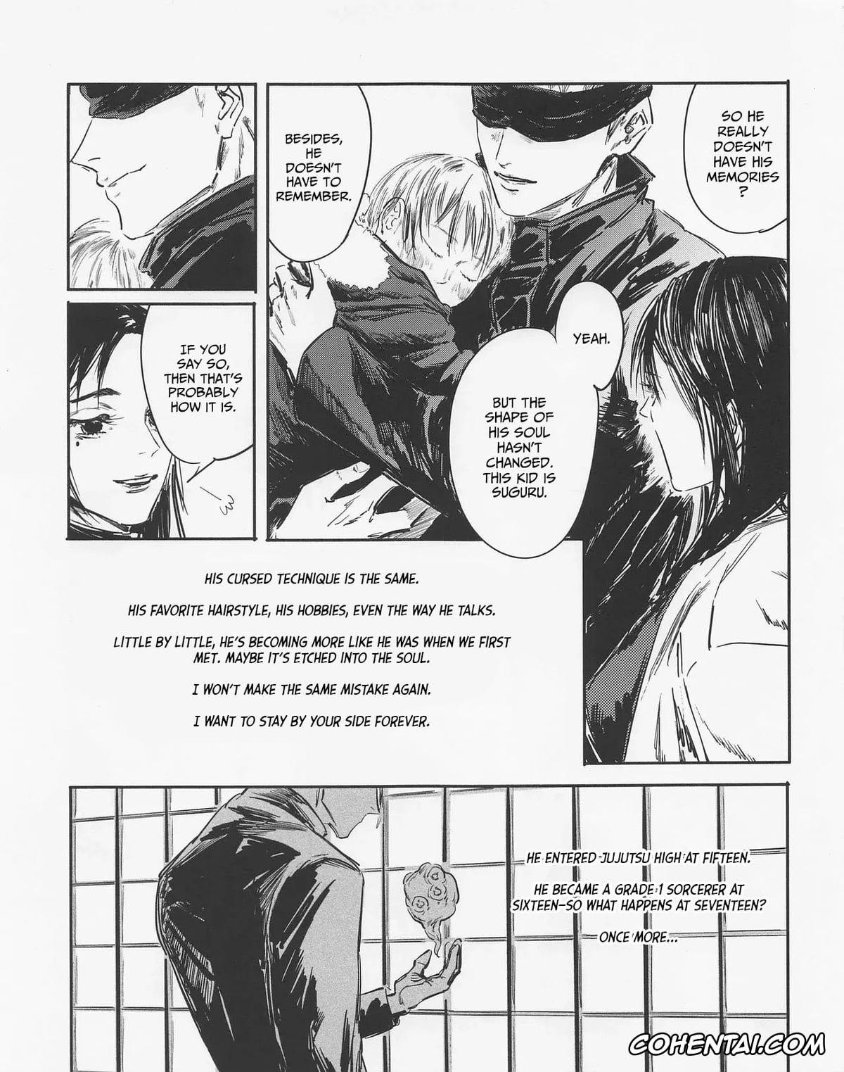 Jujutsu Kaisen hentai, Satoru Gojo hentai, Suguru Geto hentai, Spring, Even After Death (Jujutsu Kaisen), pagina 6