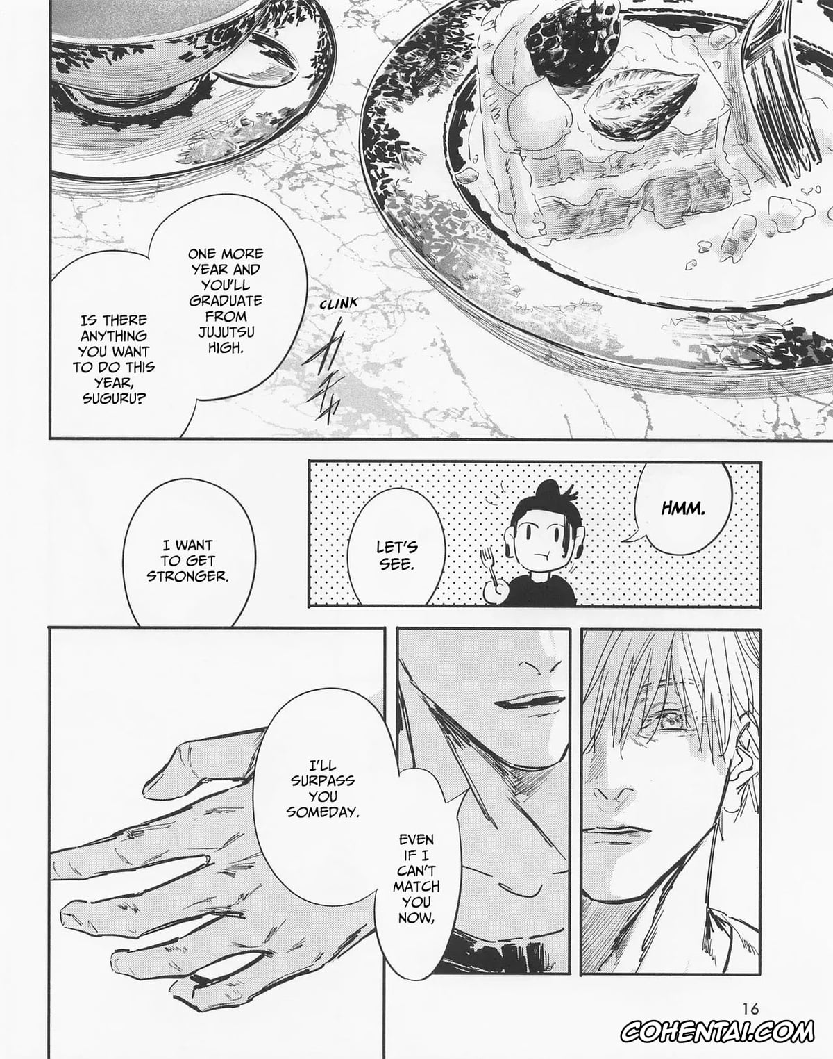 Jujutsu Kaisen hentai, Satoru Gojo hentai, Suguru Geto hentai, Spring, Even After Death (Jujutsu Kaisen), pagina 15