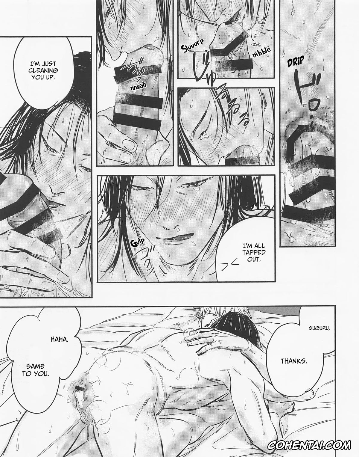 Jujutsu Kaisen hentai, Satoru Gojo hentai, Suguru Geto hentai, Spring, Even After Death (Jujutsu Kaisen), pagina 24
