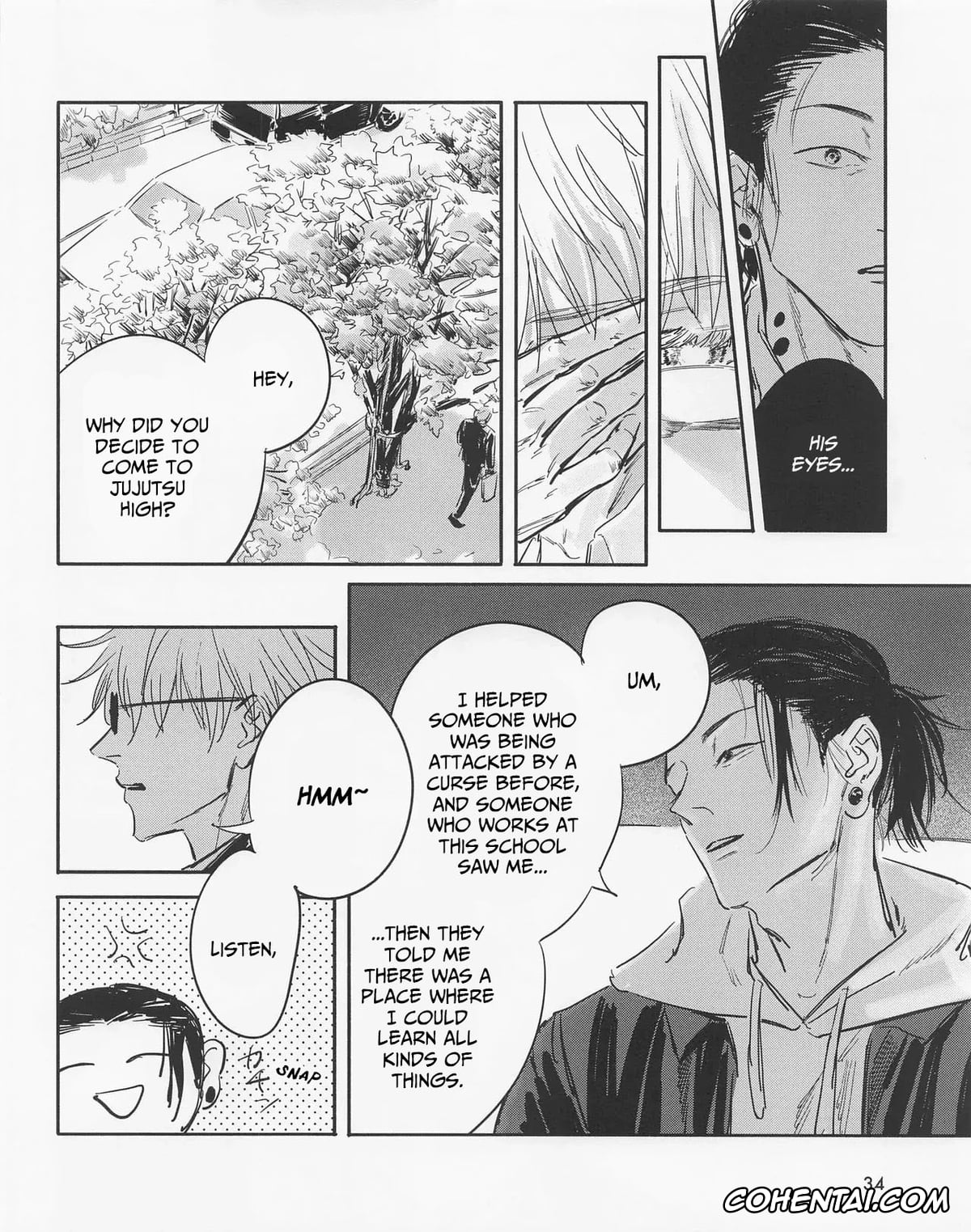 Jujutsu Kaisen hentai, Satoru Gojo hentai, Suguru Geto hentai, Spring, Even After Death (Jujutsu Kaisen), pagina 33