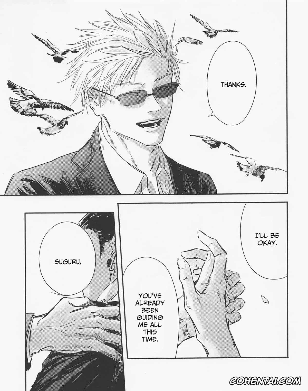 Jujutsu Kaisen porno, Satoru Gojo porno, Suguru Geto porno, Spring, Even After Death (Jujutsu Kaisen), pagina 44