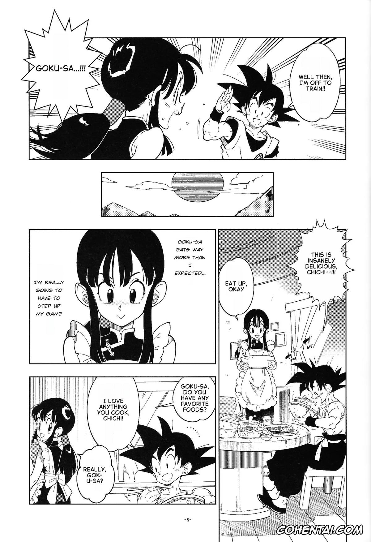 Dragon Ball Z xxx, Chi Chi xxx, Son Goku xxx, Shinkon no Futari! (Dragon Ball Z), pagina 4