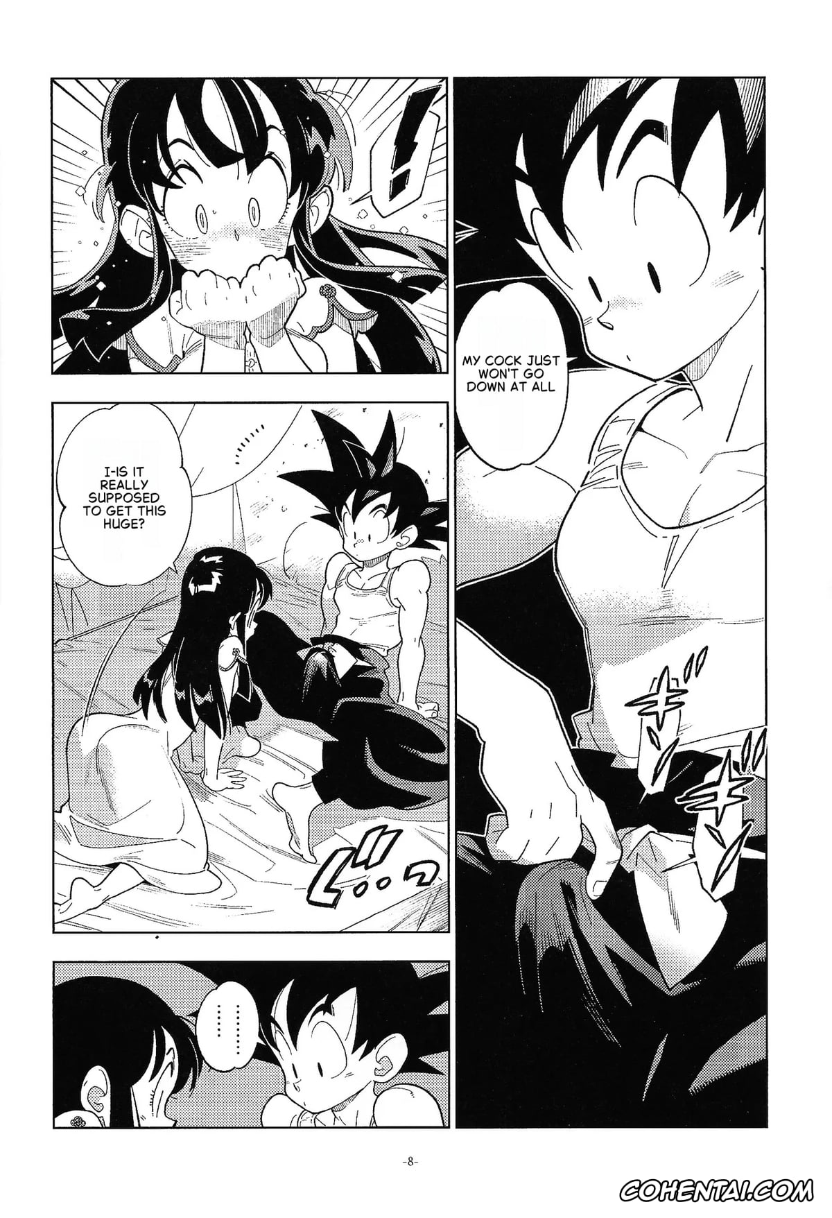 Dragon Ball Z xxx, Chi Chi xxx, Son Goku xxx, Shinkon no Futari! (Dragon Ball Z), pagina 7