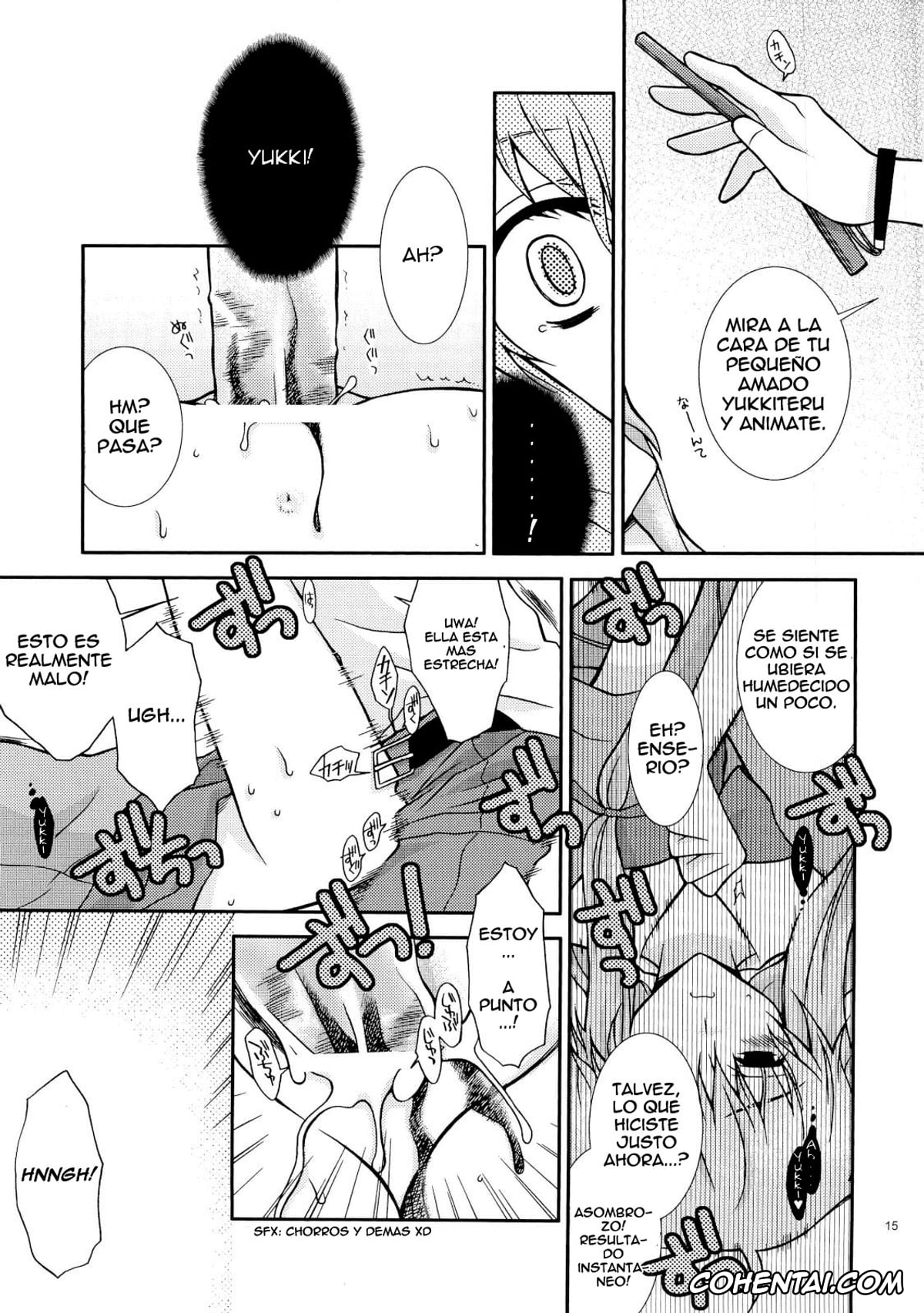 Mirai Nikki porno, Yuno Gasai porno, Barairo no Jinsei (Mirai Nikki), pagina 14