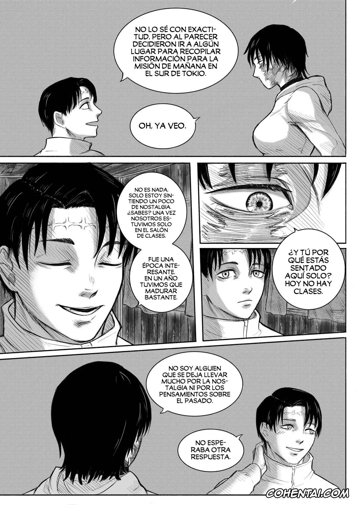 Jujutsu Kaisen hentai, Maki Zenin hentai, Yuta Okkotsu hentai, Maki Zenin – Шрамы, что повторяют тебя (Jujutsu Kaisen), pagina 3