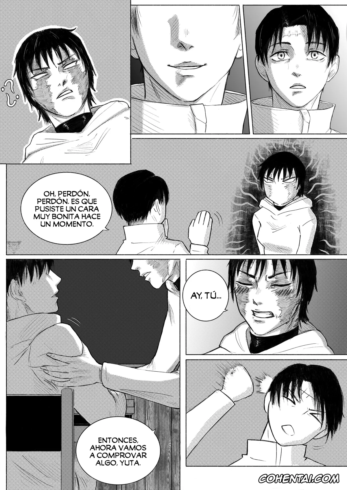 Jujutsu Kaisen porno, Maki Zenin porno, Yuta Okkotsu porno, Maki Zenin – Шрамы, что повторяют тебя (Jujutsu Kaisen), pagina 5
