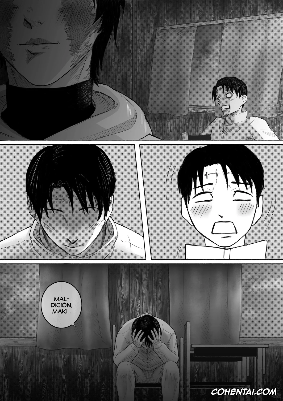 Jujutsu Kaisen hentai, Maki Zenin hentai, Yuta Okkotsu hentai, Maki Zenin – Шрамы, что повторяют тебя (Jujutsu Kaisen), pagina 9