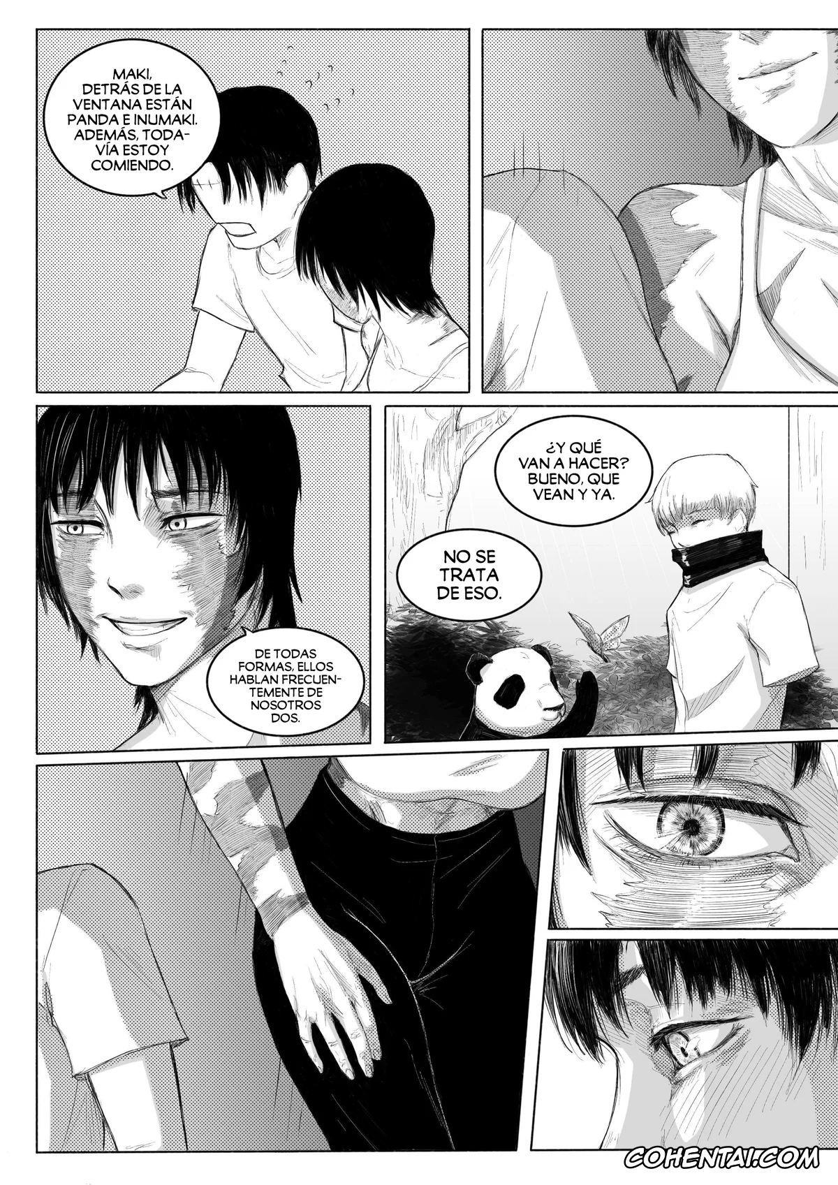 Jujutsu Kaisen porno, Maki Zenin porno, Yuta Okkotsu porno, Maki Zenin – Шрамы, что повторяют тебя (Jujutsu Kaisen), pagina 11