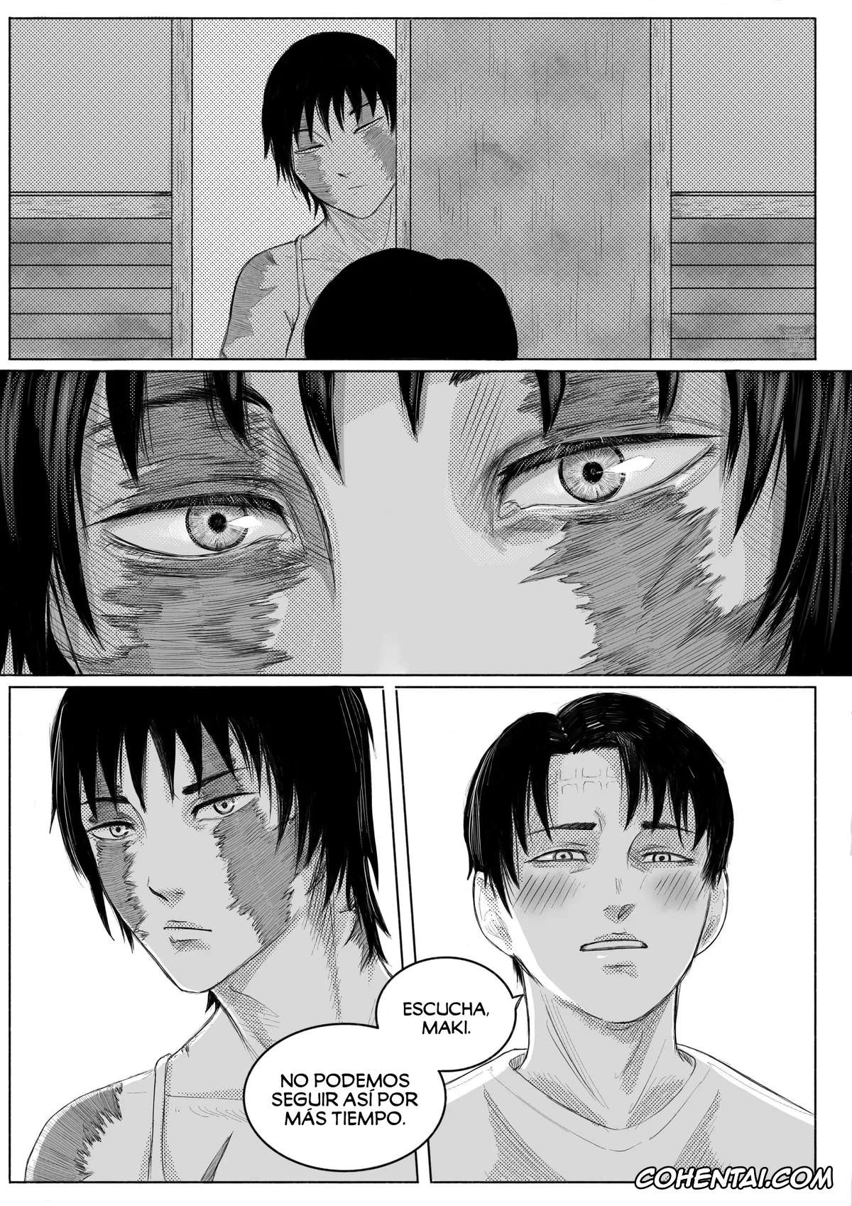 Jujutsu Kaisen porno, Maki Zenin porno, Yuta Okkotsu porno, Maki Zenin – Шрамы, что повторяют тебя (Jujutsu Kaisen), pagina 14