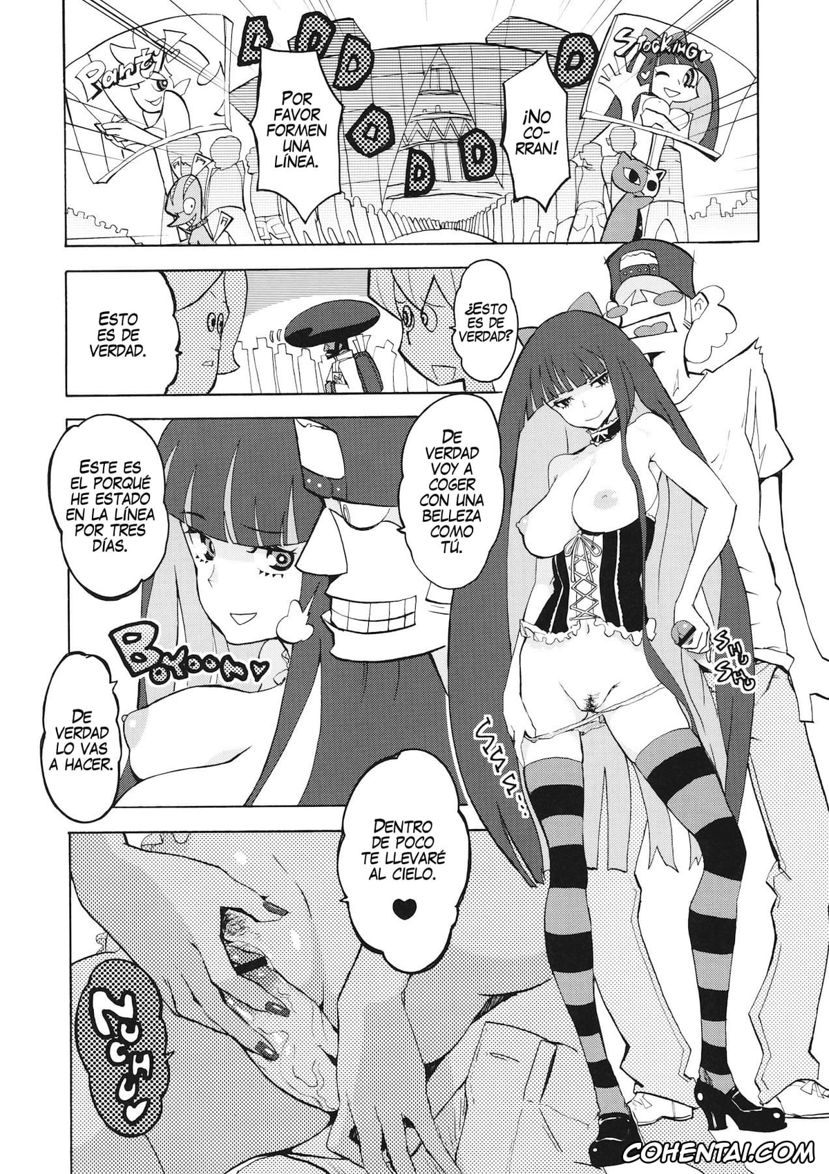 Panty & Stocking with Garterbelt hentai, Kneesocks Demon hentai, Panty Anarchy hentai, Scanty Demon hentai, Stocking Anarchy hentai, CRAZY 4 YOU! (Panty & Stocking with Garterbelt), pagina 9