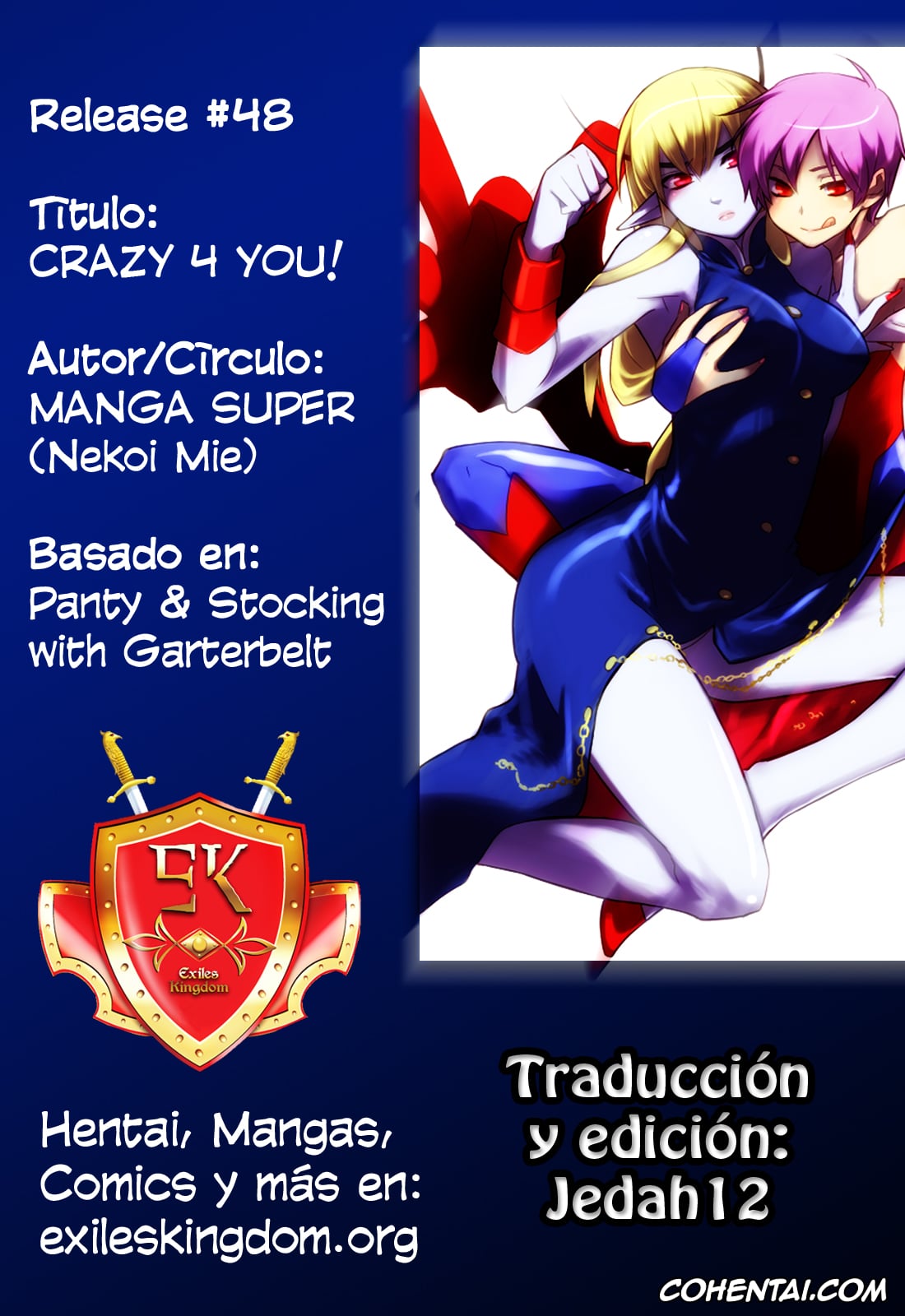 Panty & Stocking with Garterbelt porno, Kneesocks Demon porno, Panty Anarchy porno, Scanty Demon porno, Stocking Anarchy porno, CRAZY 4 YOU! (Panty & Stocking with Garterbelt), pagina 23