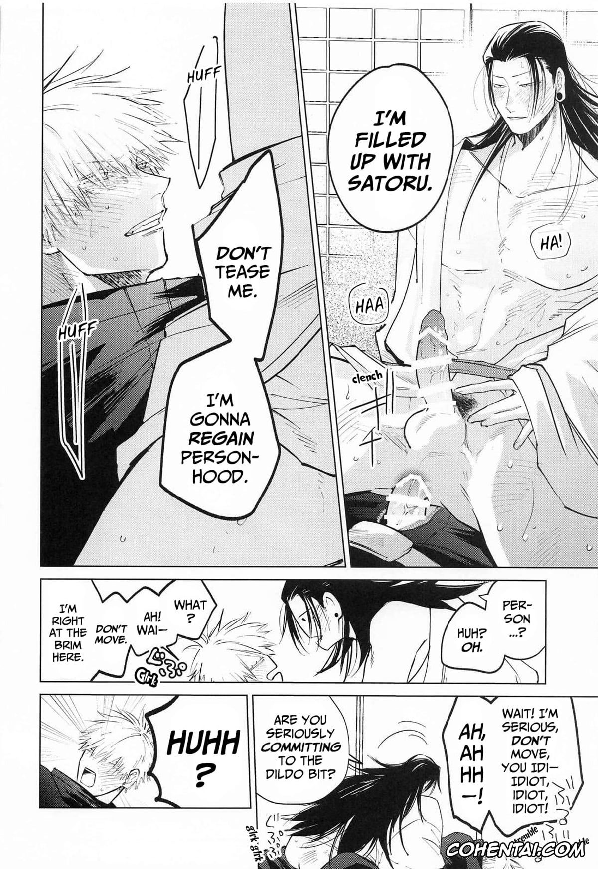 Jujutsu Kaisen hentai, Satoru Gojo hentai, Suguru Geto hentai, Courage (Jujutsu Kaisen), pagina 33