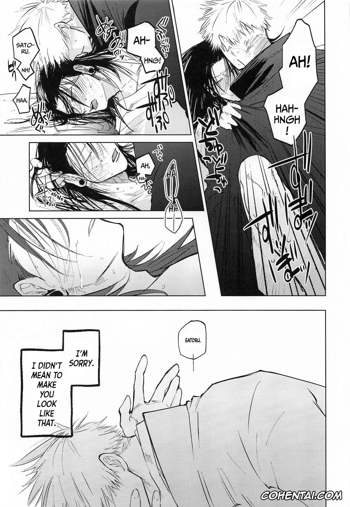 Jujutsu Kaisen porno, Satoru Gojo porno, Suguru Geto porno, Courage (Jujutsu Kaisen), pagina 38