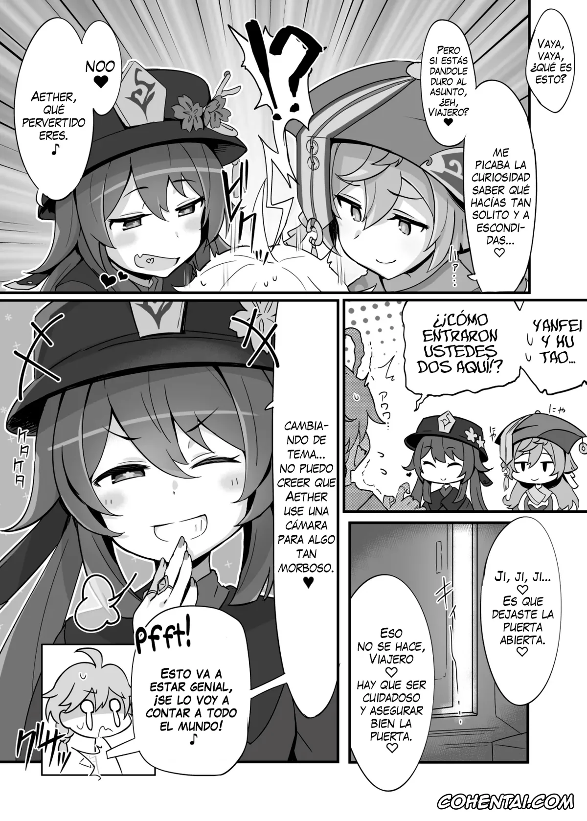 Genshin Impact hentai, Aether hentai, Hu Tao hentai, Yanfei hentai, entao. | Yantao (Genshin Impact), pagina 3