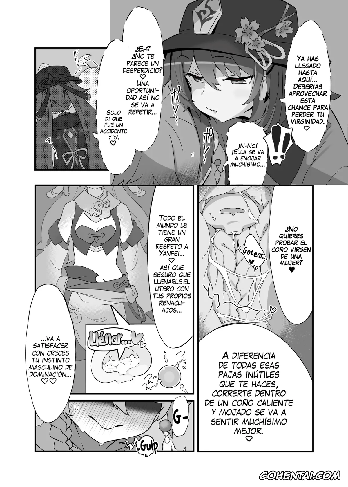 Genshin Impact hentai, Aether hentai, Hu Tao hentai, Yanfei hentai, entao. | Yantao (Genshin Impact), pagina 15