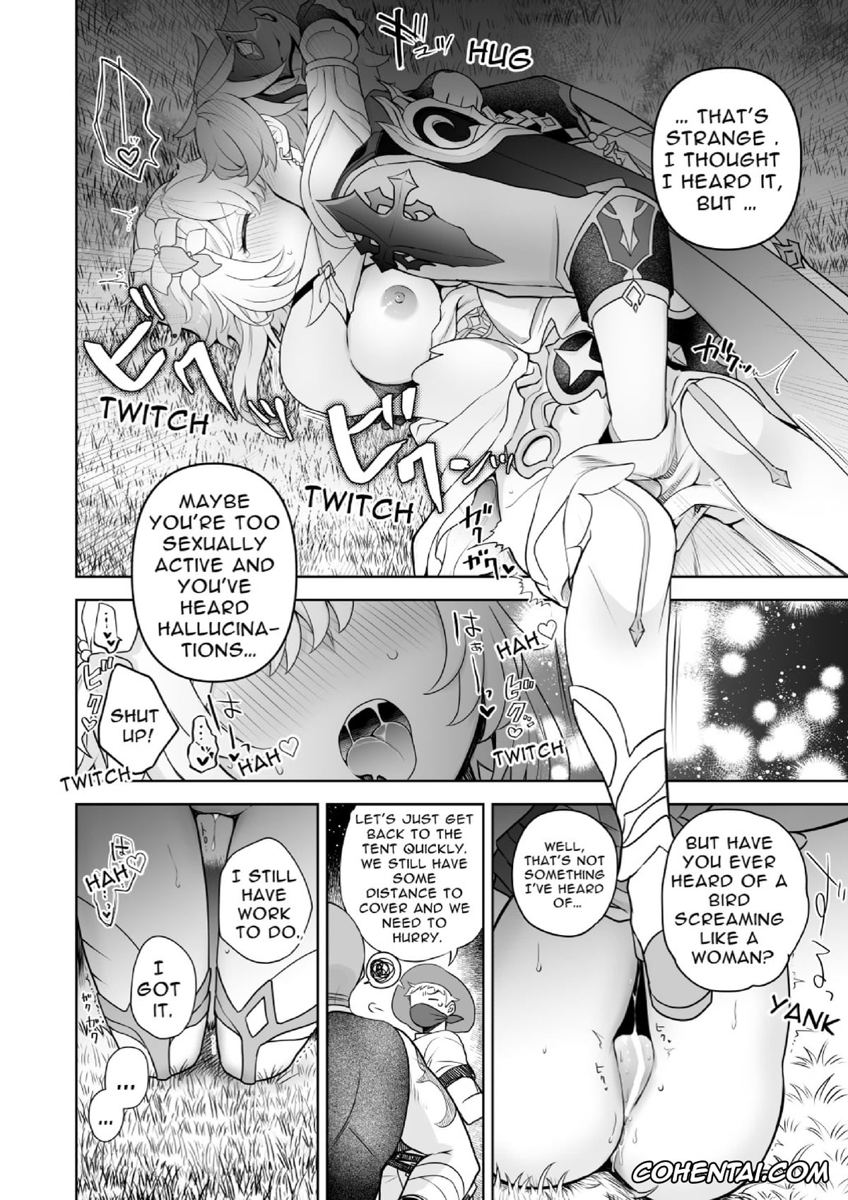 Genshin Impact xxx, Lumine xxx, Tartaglia | Childe xxx, Hana to Tawamure (Genshin Impact), pagina 13