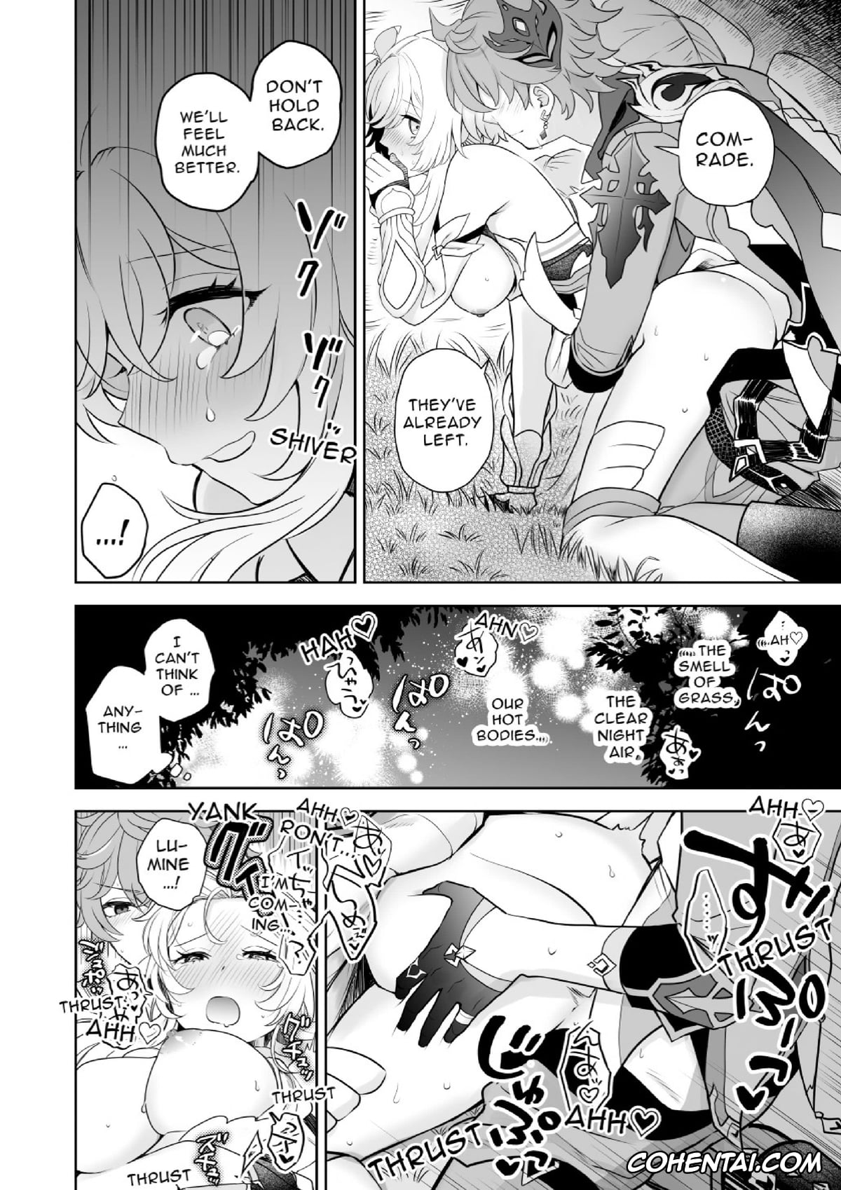 Genshin Impact hentai, Lumine hentai, Tartaglia | Childe hentai, Hana to Tawamure (Genshin Impact), pagina 15