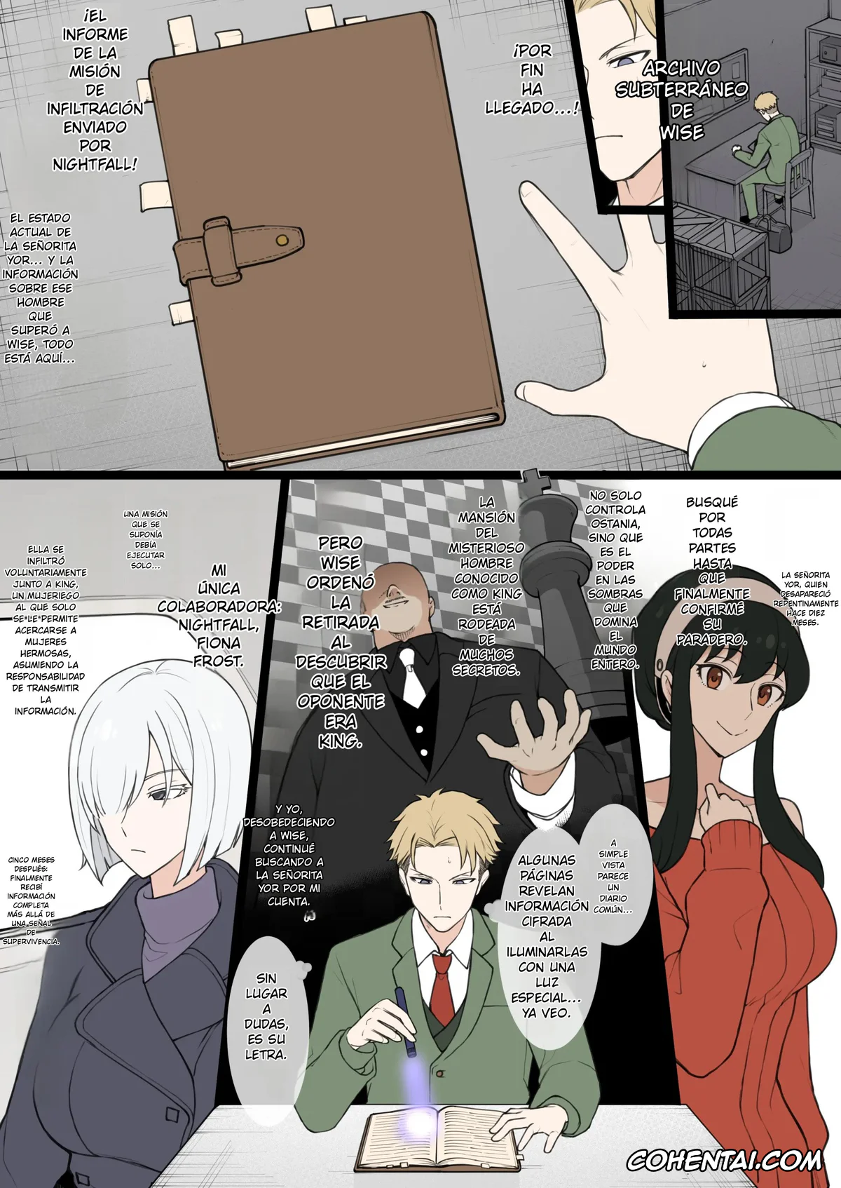 Spy x Family xxx, Fiona Frost xxx, Nightfall’s Infiltration Report, pagina 1