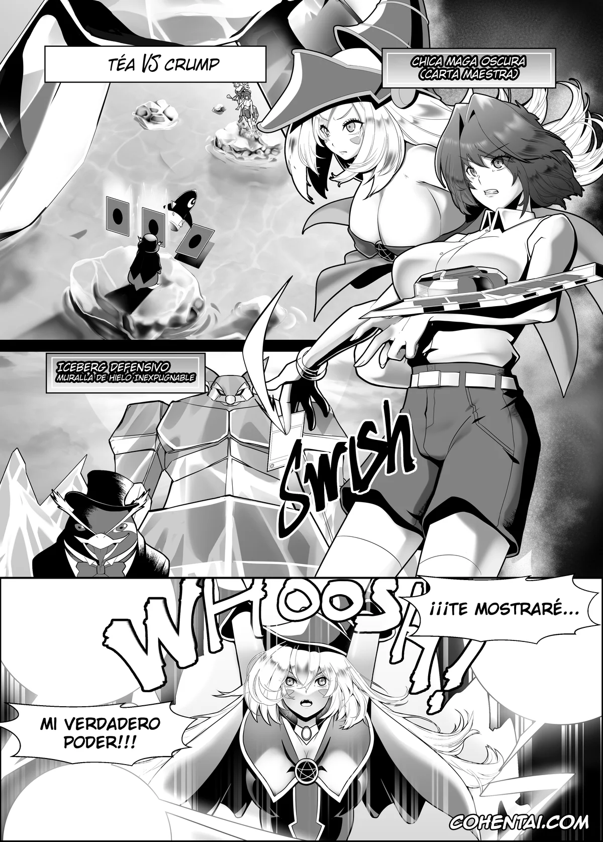 Yu-Gi-Oh! hentai, Adrian Randolph Crump hentai, Dark Magician Girl hentai, Tea Gardner | Anzu Mazaki hentai, Kagayake! Kenja no Ero Penguin (Yu-Gi-Oh!), pagina 3