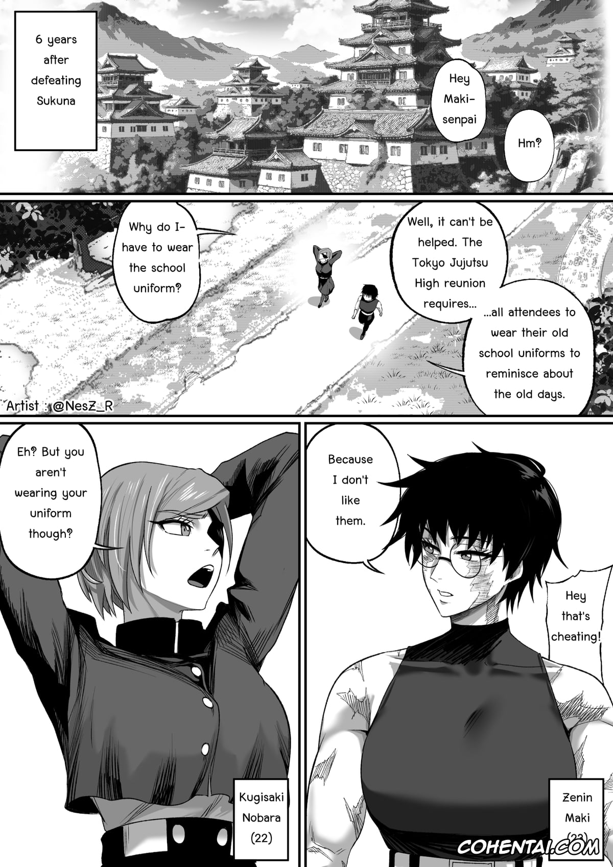 Jujutsu Kaisen porno, Maki Zenin porno, Nobara Kugisaki porno, Sukuna porno, Yuta Okkotsu porno, Yuuji Itadori porno, The Possession (Jujutsu Kaisen), pagina 8