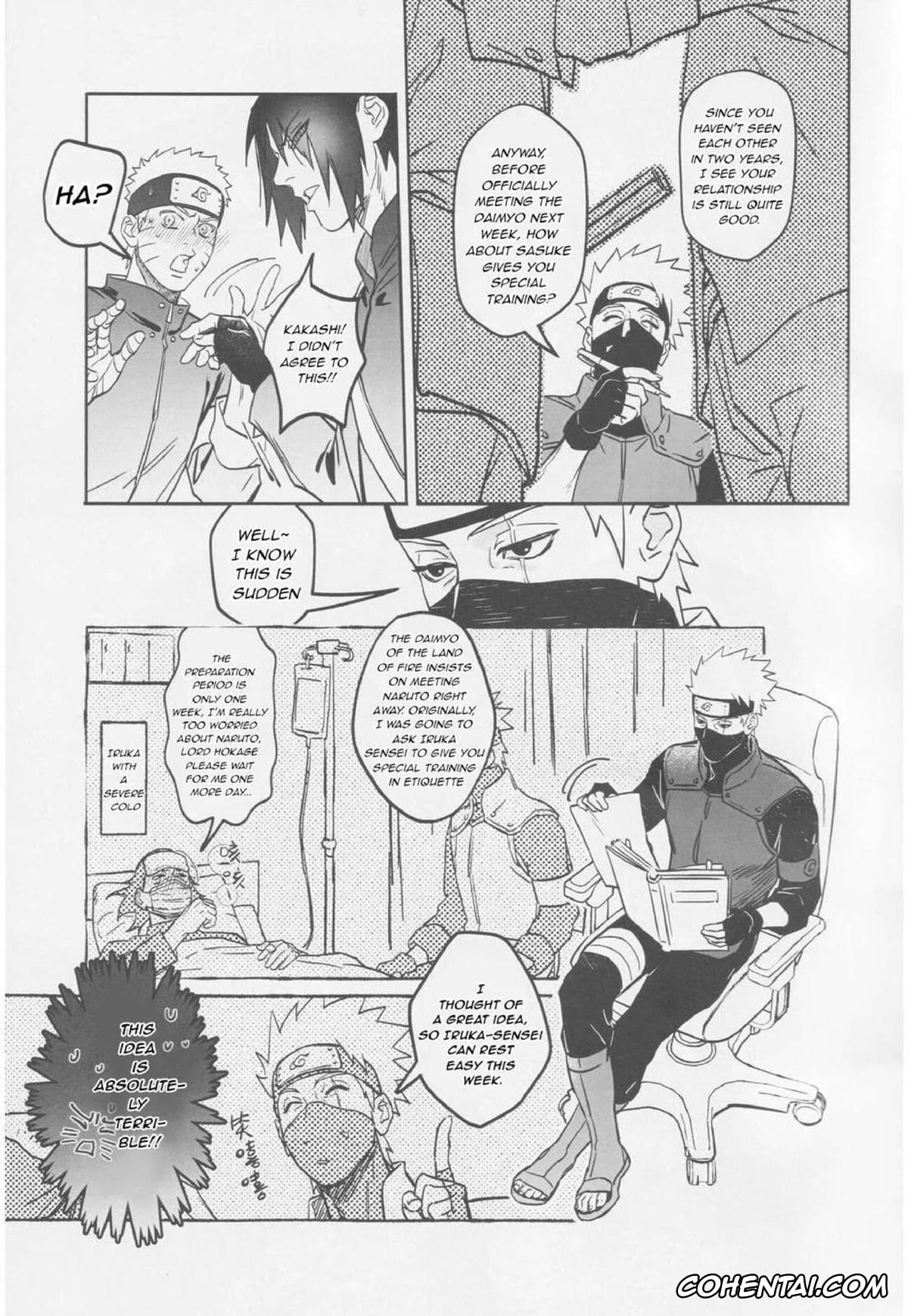 NARUTO porno, Naruto Uzumaki porno, Sasuke Uchiha porno, The Etiquette of the Round Fan (NARUTO), pagina 8