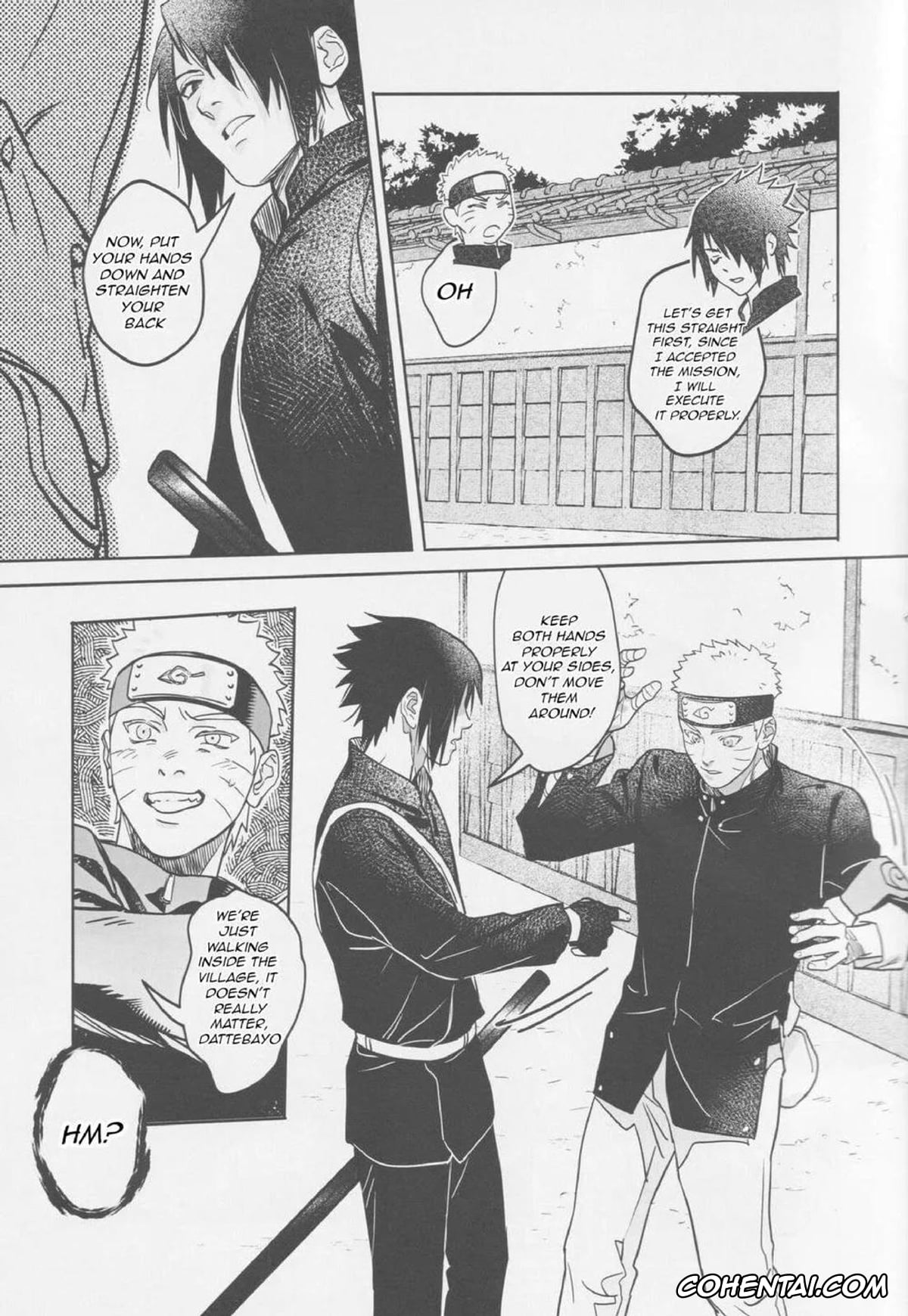 NARUTO hentai, Naruto Uzumaki hentai, Sasuke Uchiha hentai, The Etiquette of the Round Fan (NARUTO), pagina 12