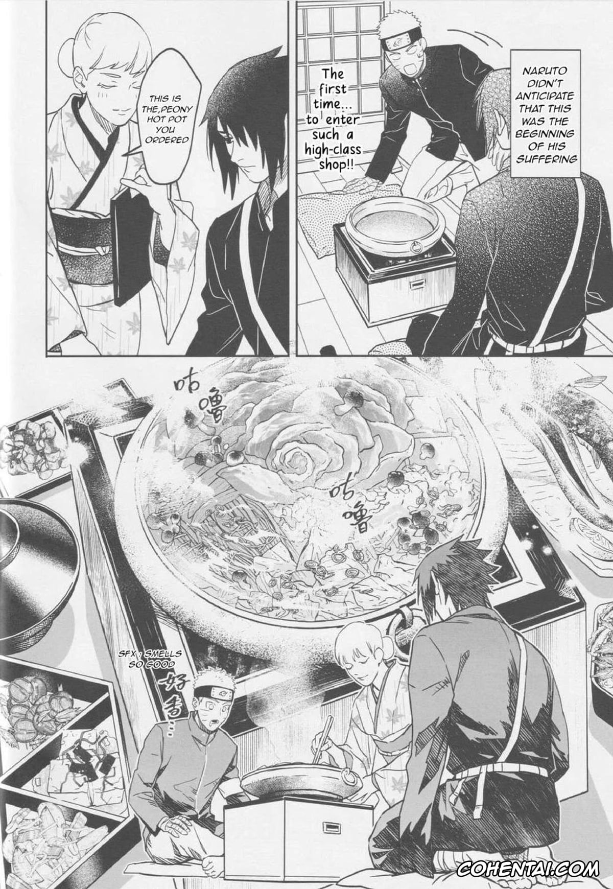 NARUTO hentai, Naruto Uzumaki hentai, Sasuke Uchiha hentai, The Etiquette of the Round Fan (NARUTO), pagina 15