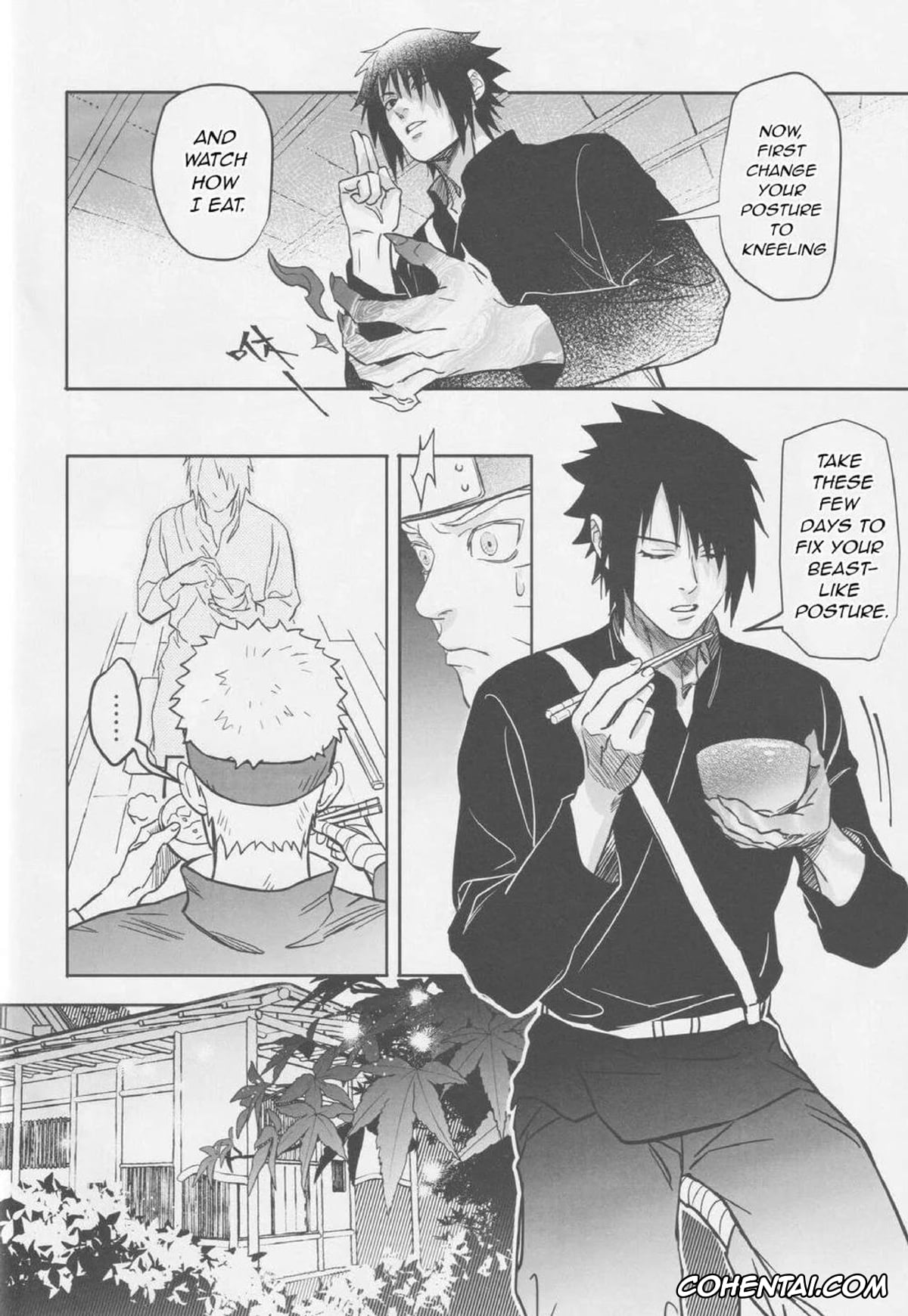 NARUTO porno, Naruto Uzumaki porno, Sasuke Uchiha porno, The Etiquette of the Round Fan (NARUTO), pagina 17
