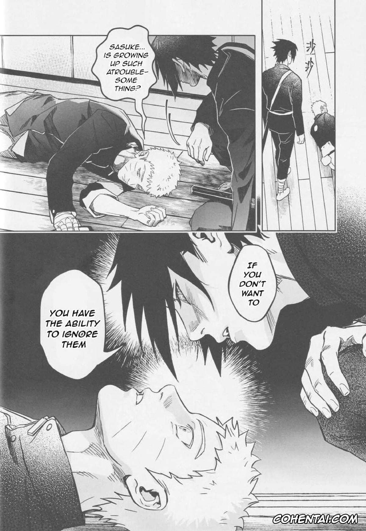NARUTO hentai, Naruto Uzumaki hentai, Sasuke Uchiha hentai, The Etiquette of the Round Fan (NARUTO), pagina 21