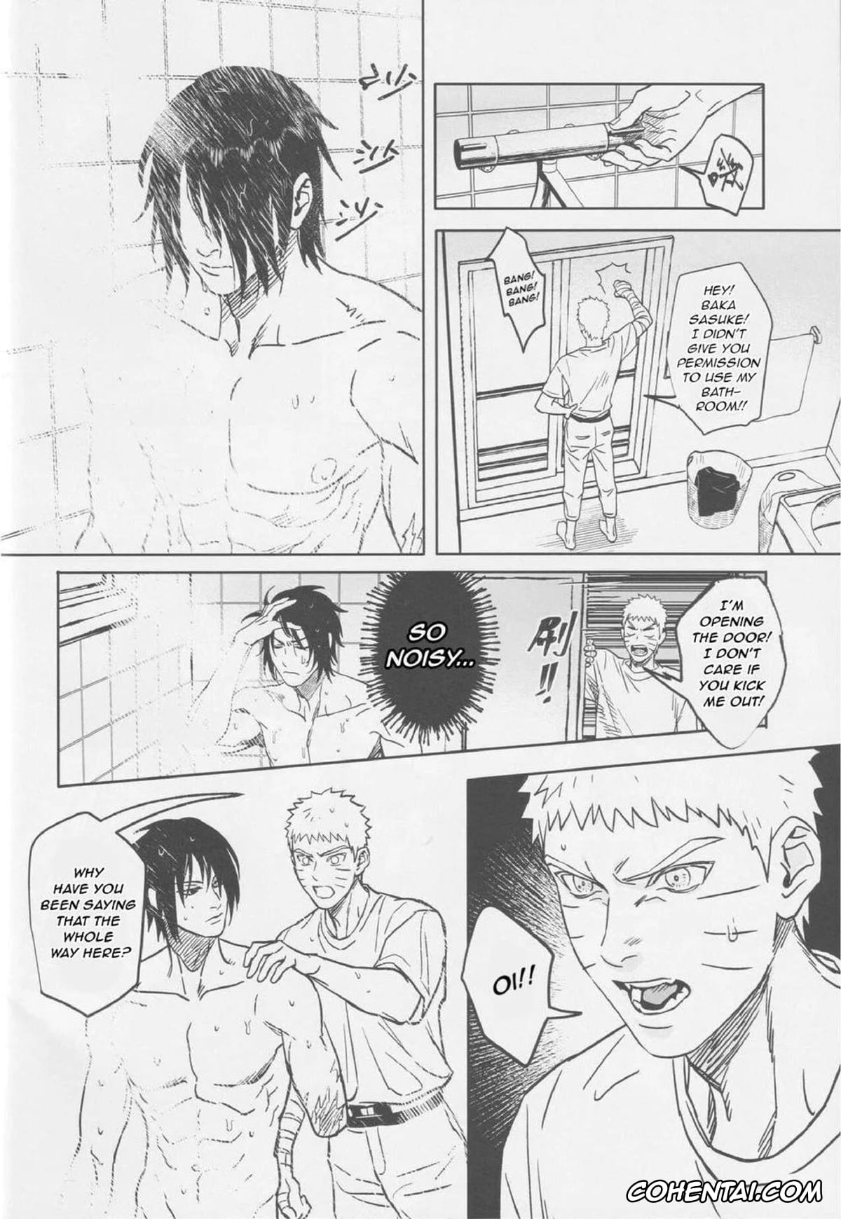 NARUTO hentai, Naruto Uzumaki hentai, Sasuke Uchiha hentai, The Etiquette of the Round Fan (NARUTO), pagina 27