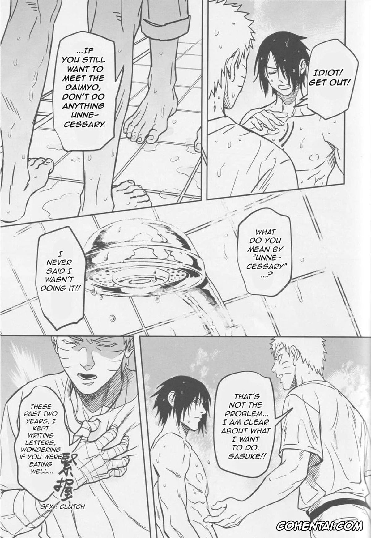 NARUTO xxx, Naruto Uzumaki xxx, Sasuke Uchiha xxx, The Etiquette of the Round Fan (NARUTO), pagina 28