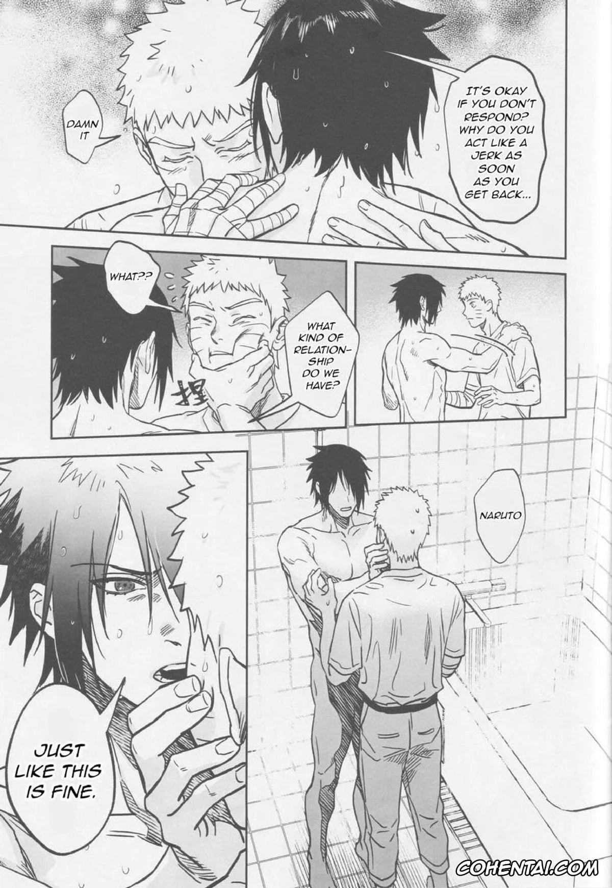 NARUTO hentai, Naruto Uzumaki hentai, Sasuke Uchiha hentai, The Etiquette of the Round Fan (NARUTO), pagina 30