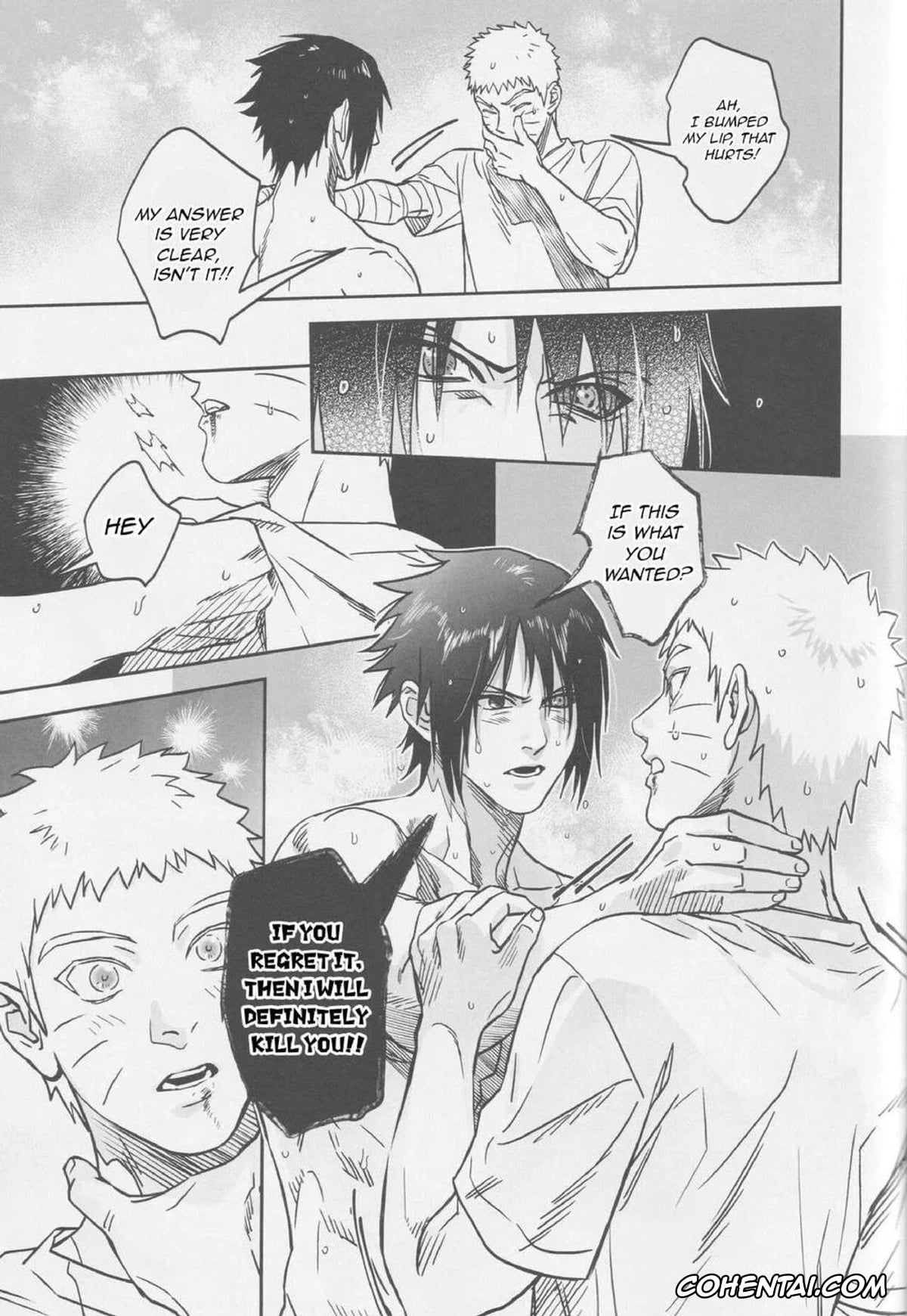 NARUTO porno, Naruto Uzumaki porno, Sasuke Uchiha porno, The Etiquette of the Round Fan (NARUTO), pagina 32