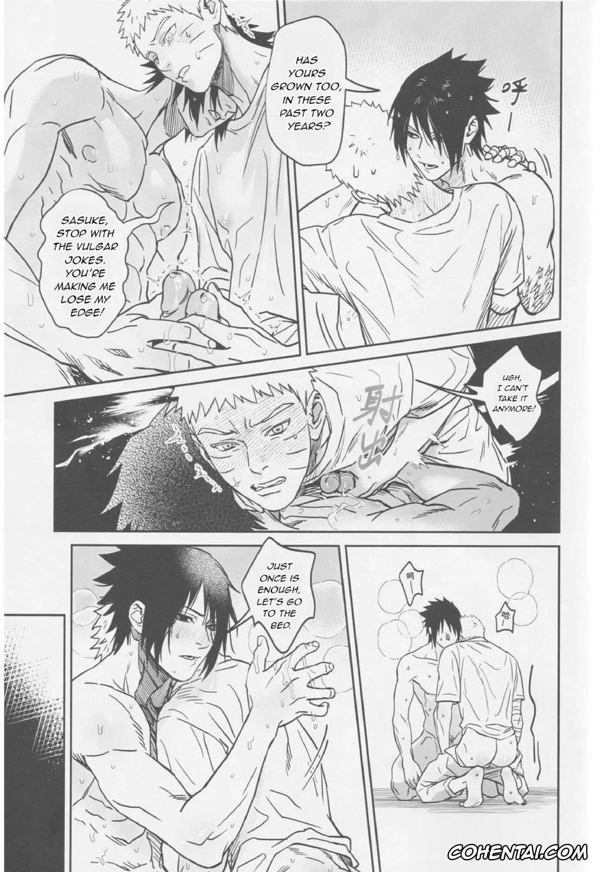 NARUTO xxx, Naruto Uzumaki xxx, Sasuke Uchiha xxx, The Etiquette of the Round Fan (NARUTO), pagina 34