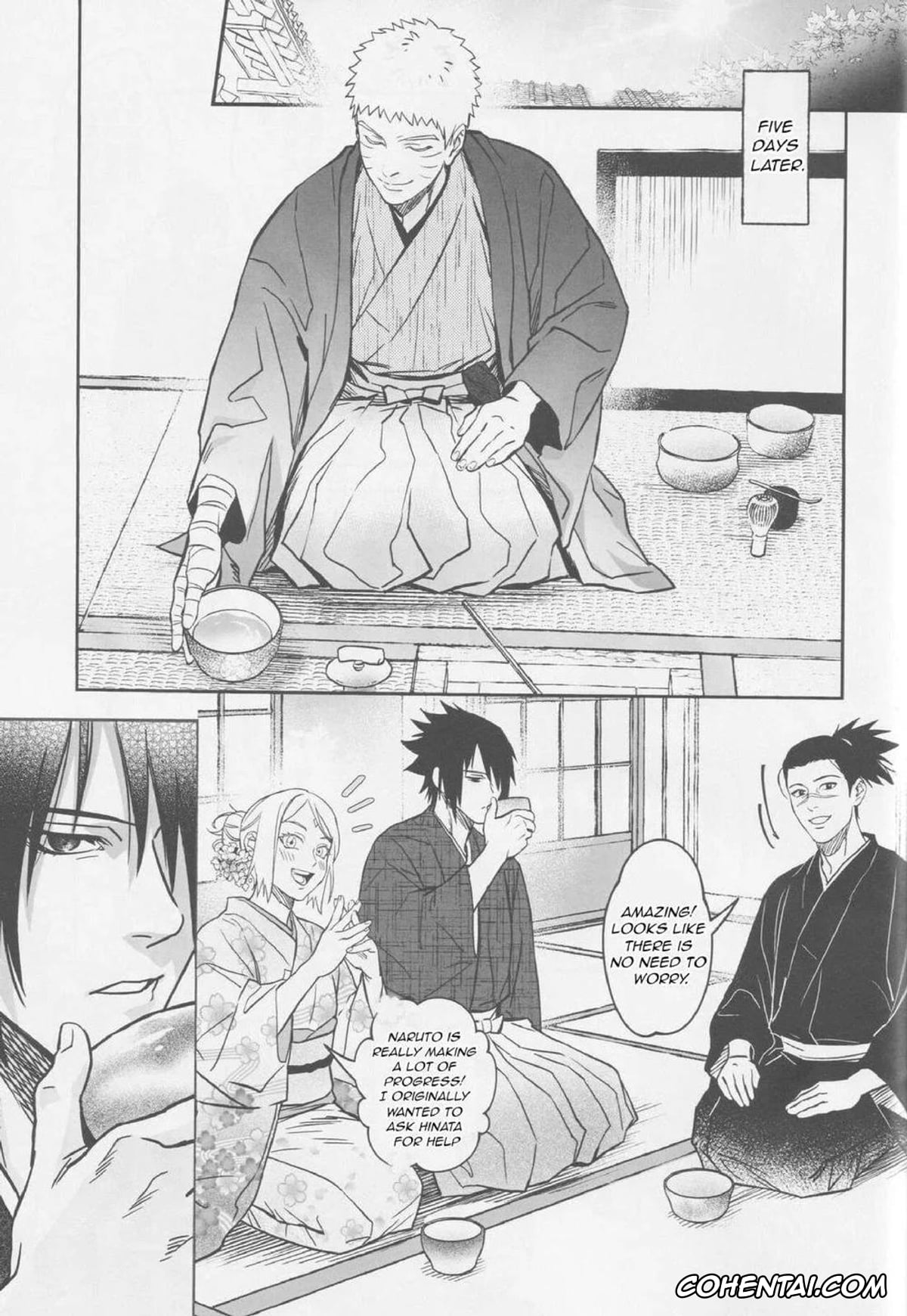 NARUTO porno, Naruto Uzumaki porno, Sasuke Uchiha porno, The Etiquette of the Round Fan (NARUTO), pagina 44