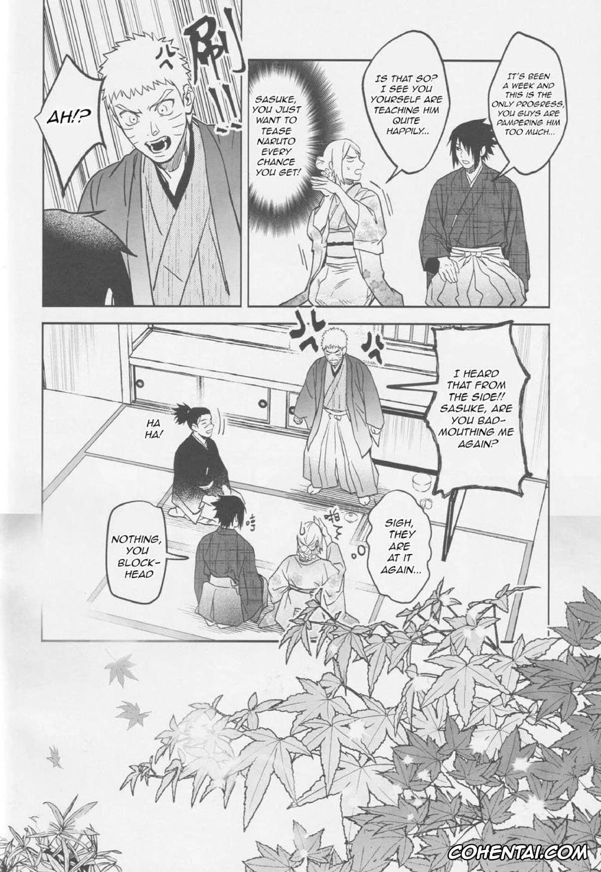 NARUTO hentai, Naruto Uzumaki hentai, Sasuke Uchiha hentai, The Etiquette of the Round Fan (NARUTO), pagina 45