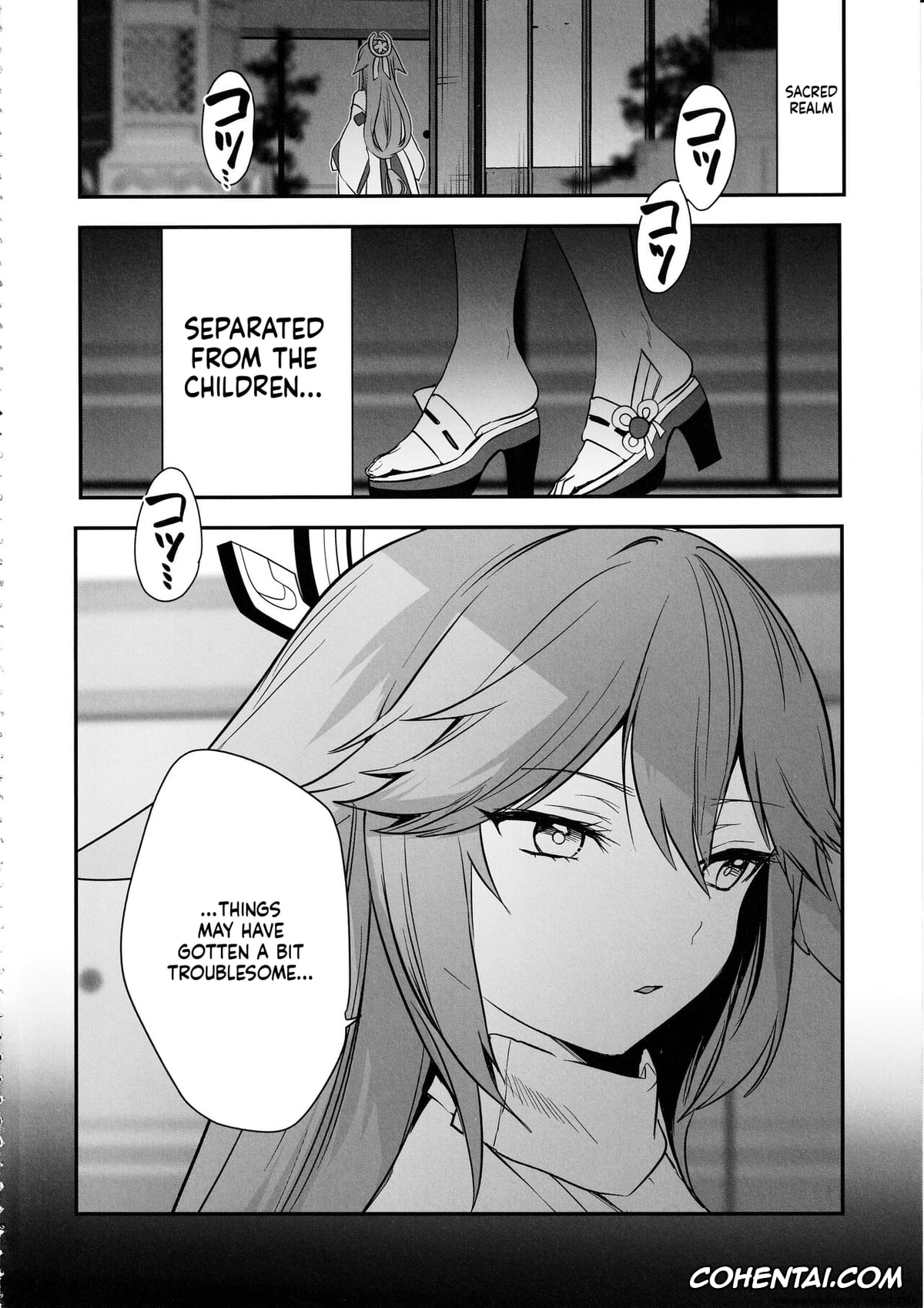 Genshin Impact hentai, Yae Miko hentai, Guuji-sama no Junan (Genshin Impact), pagina 3