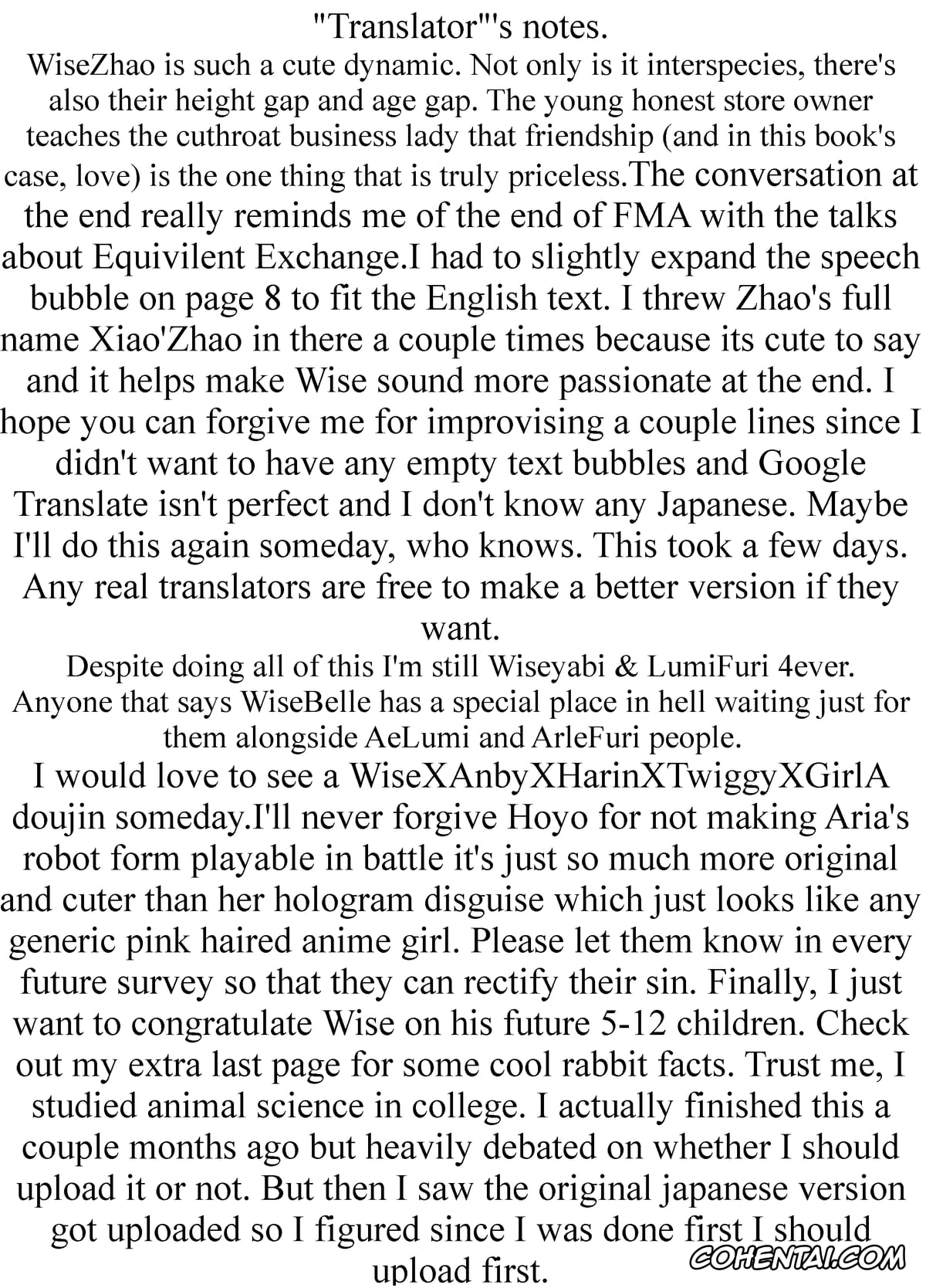 Zenless Zone Zero porno, Wise porno, Zhao porno, Items Without Price Tags (Zenless Zone Zero), pagina 35