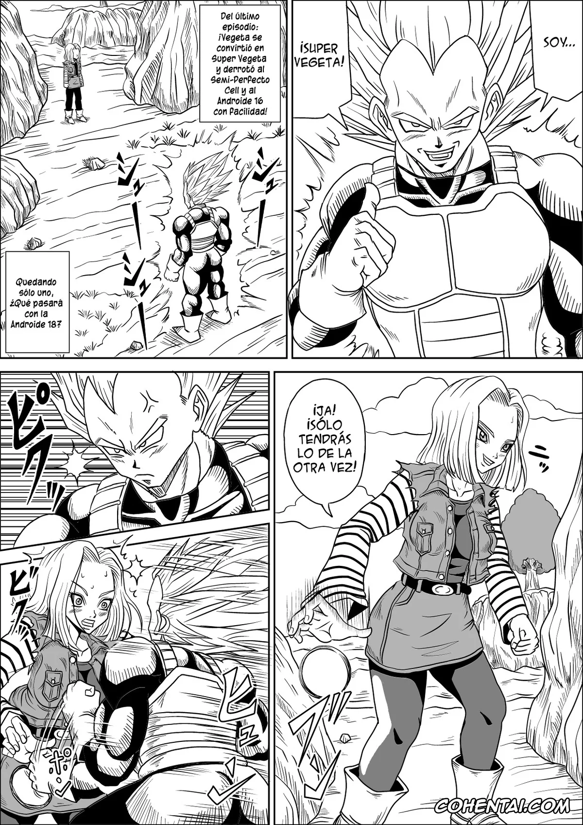 Dragon Ball Z xxx, Android 18 xxx, Vegeta xxx, Full Bokko 18-gou! (Dragon Ball Z), pagina 4