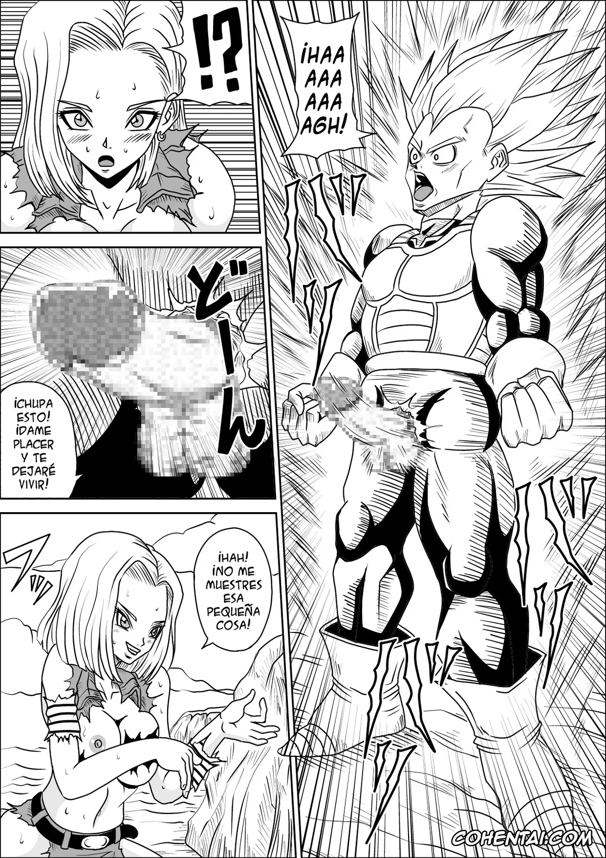 Dragon Ball Z hentai, Android 18 hentai, Vegeta hentai, Full Bokko 18-gou! (Dragon Ball Z), pagina 6