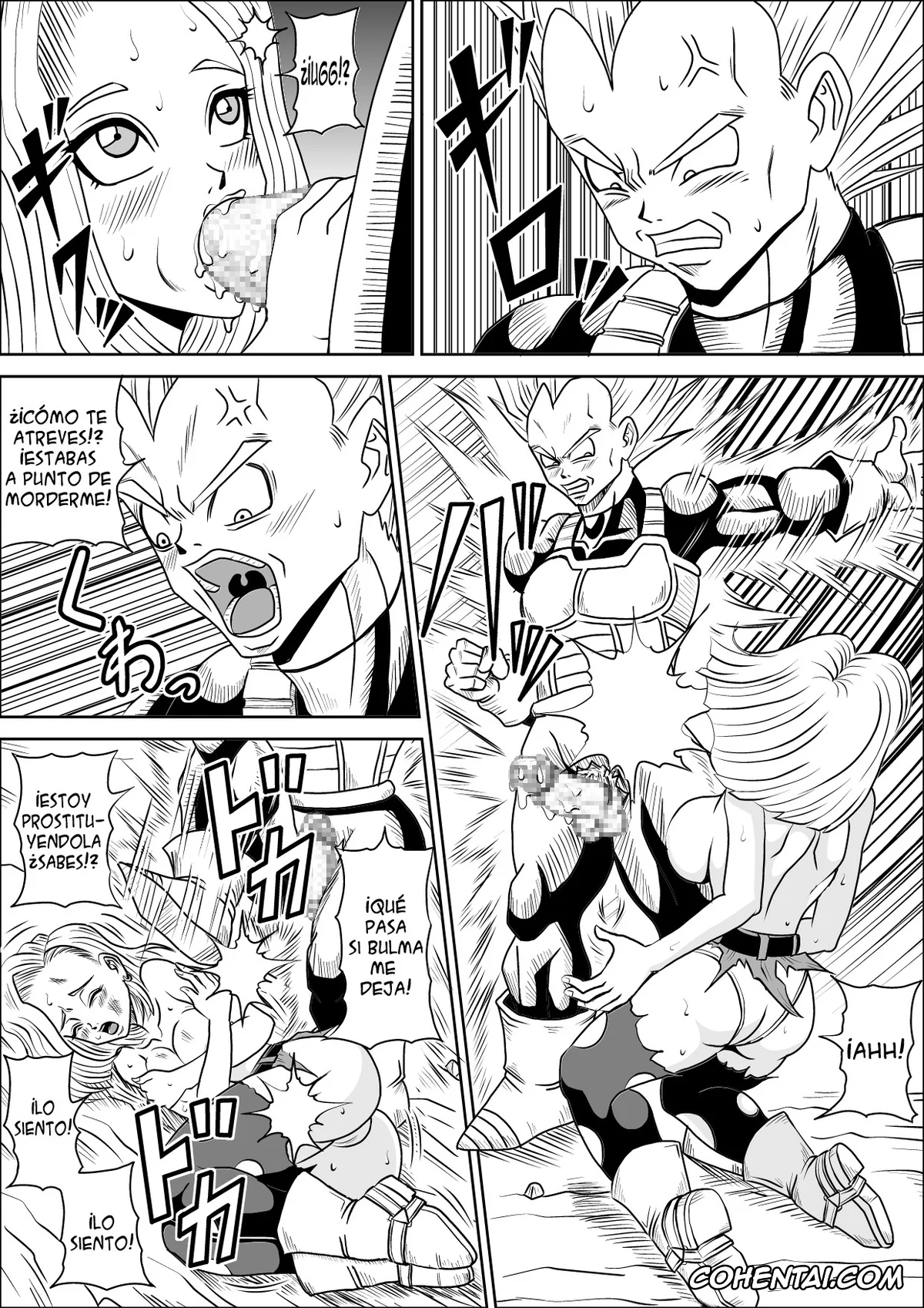 Dragon Ball Z hentai, Android 18 hentai, Vegeta hentai, Full Bokko 18-gou! (Dragon Ball Z), pagina 9