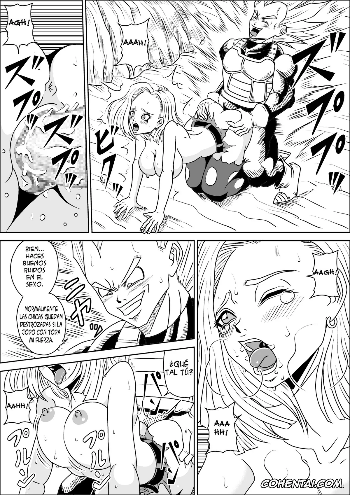Dragon Ball Z porno, Android 18 porno, Vegeta porno, Full Bokko 18-gou! (Dragon Ball Z), pagina 11