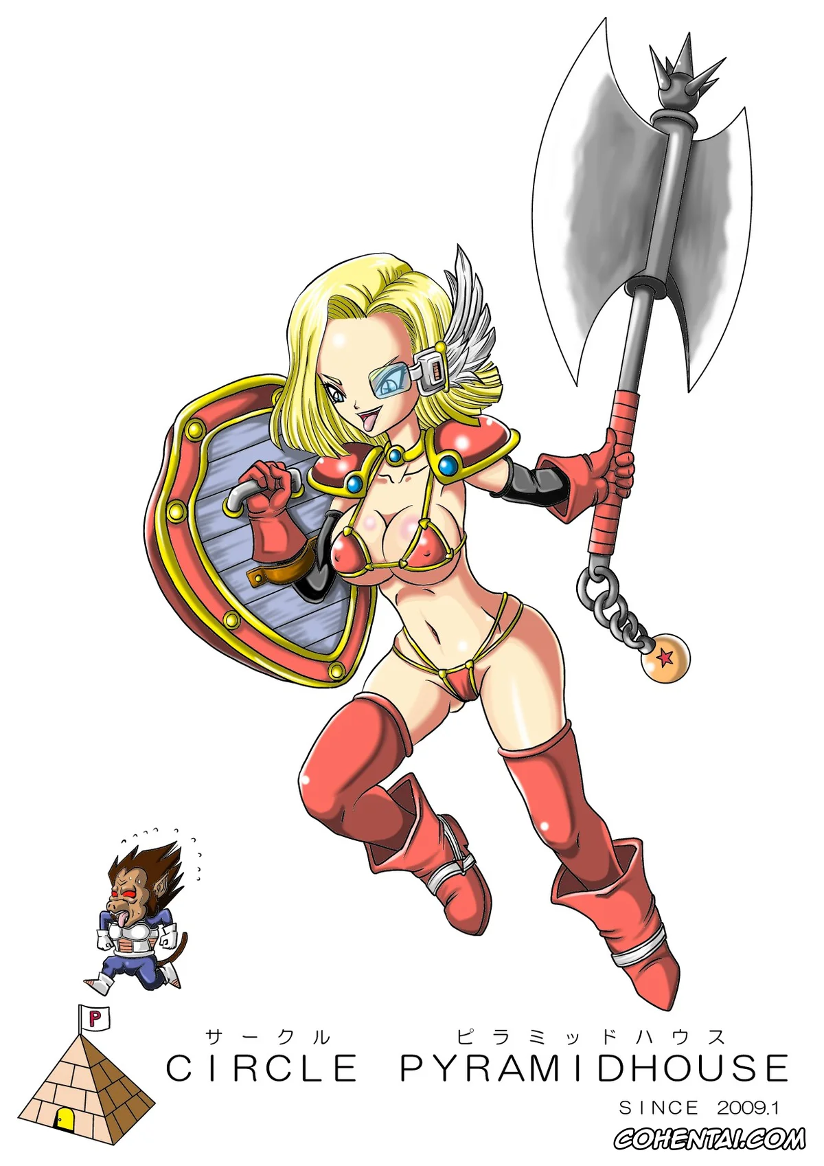 Dragon Ball Z xxx, Android 18 xxx, Vegeta xxx, Full Bokko 18-gou! (Dragon Ball Z), pagina 34
