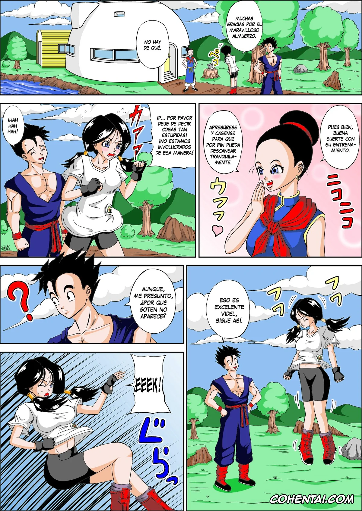 Dragon Ball Z hentai, Bulma Briefs hentai, Recoome hentai, Son Gohan hentai, Videl hentai, Dragon Fuck! (Dragon Ball Z), pagina 3