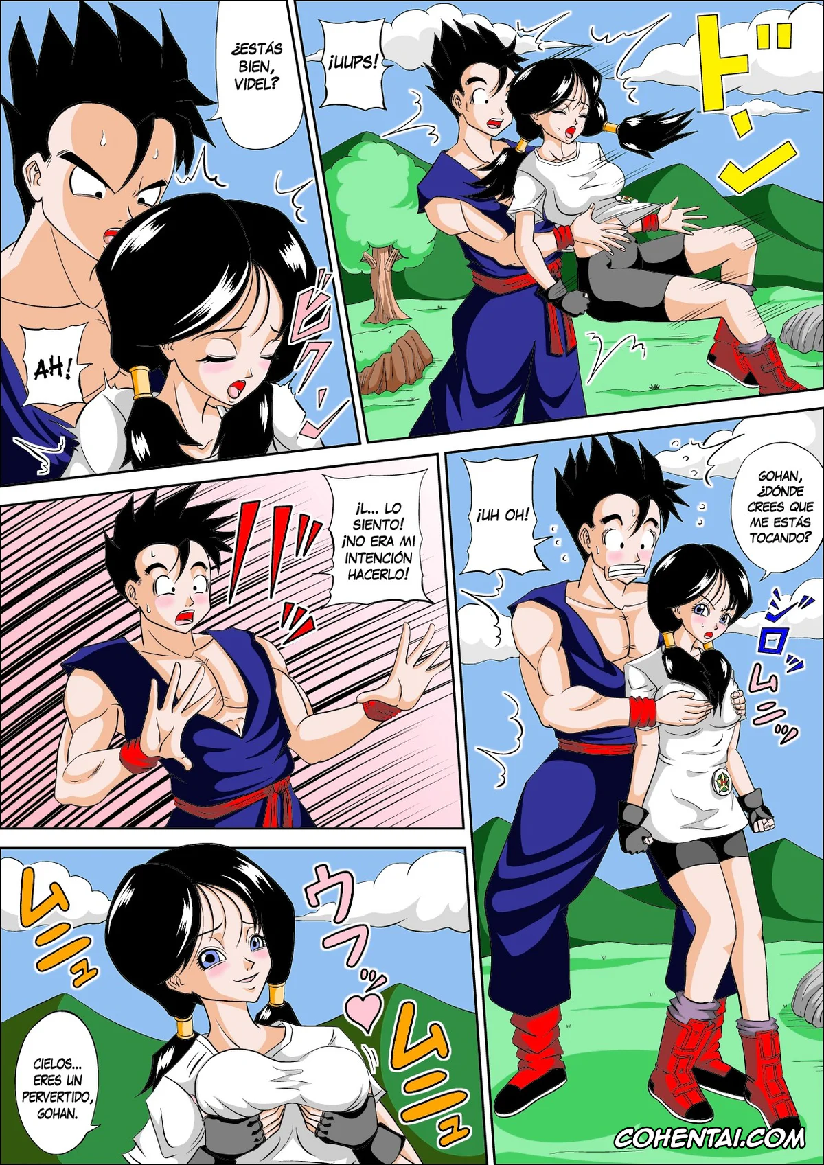 Dragon Ball Z xxx, Bulma Briefs xxx, Recoome xxx, Son Gohan xxx, Videl xxx, Dragon Fuck! (Dragon Ball Z), pagina 4