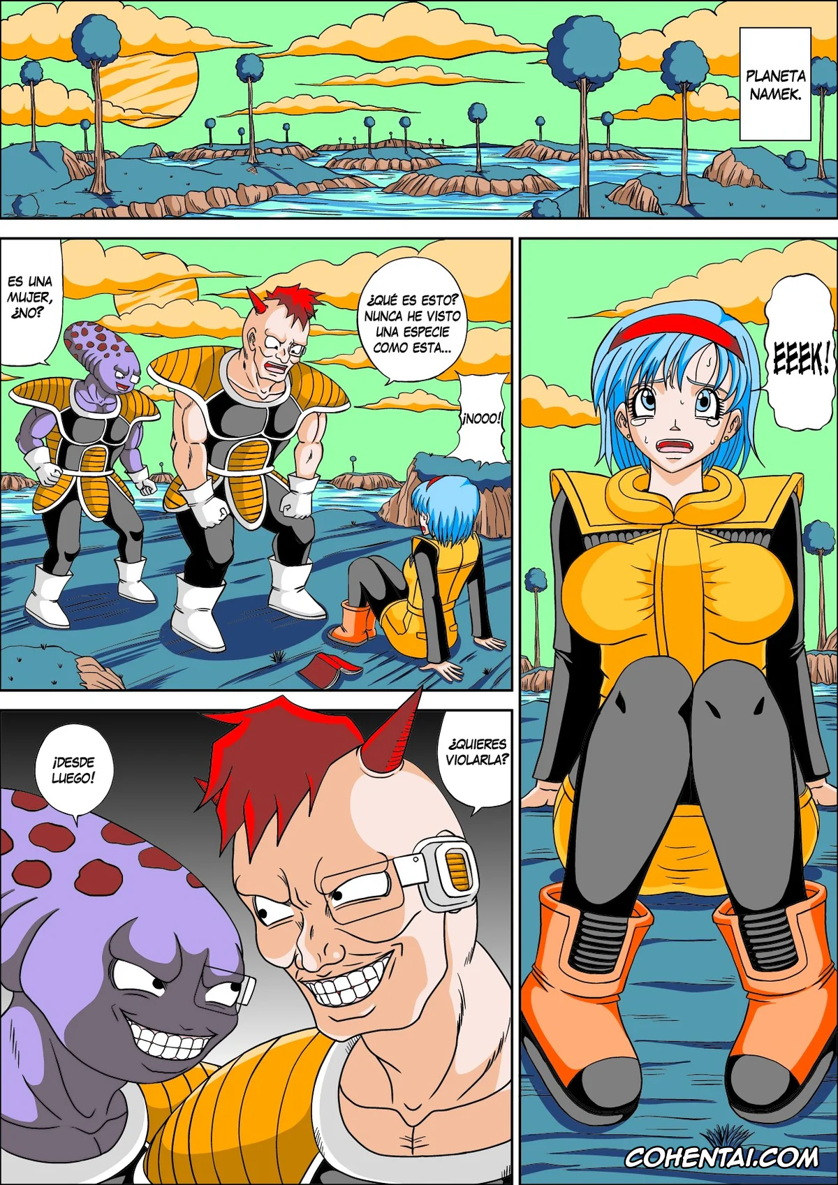Dragon Ball Z porno, Bulma Briefs porno, Recoome porno, Son Gohan porno, Videl porno, Dragon Fuck! (Dragon Ball Z), pagina 17