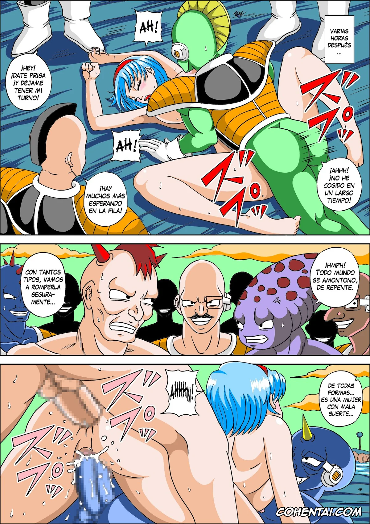 Dragon Ball Z hentai, Bulma Briefs hentai, Recoome hentai, Son Gohan hentai, Videl hentai, Dragon Fuck! (Dragon Ball Z), pagina 27